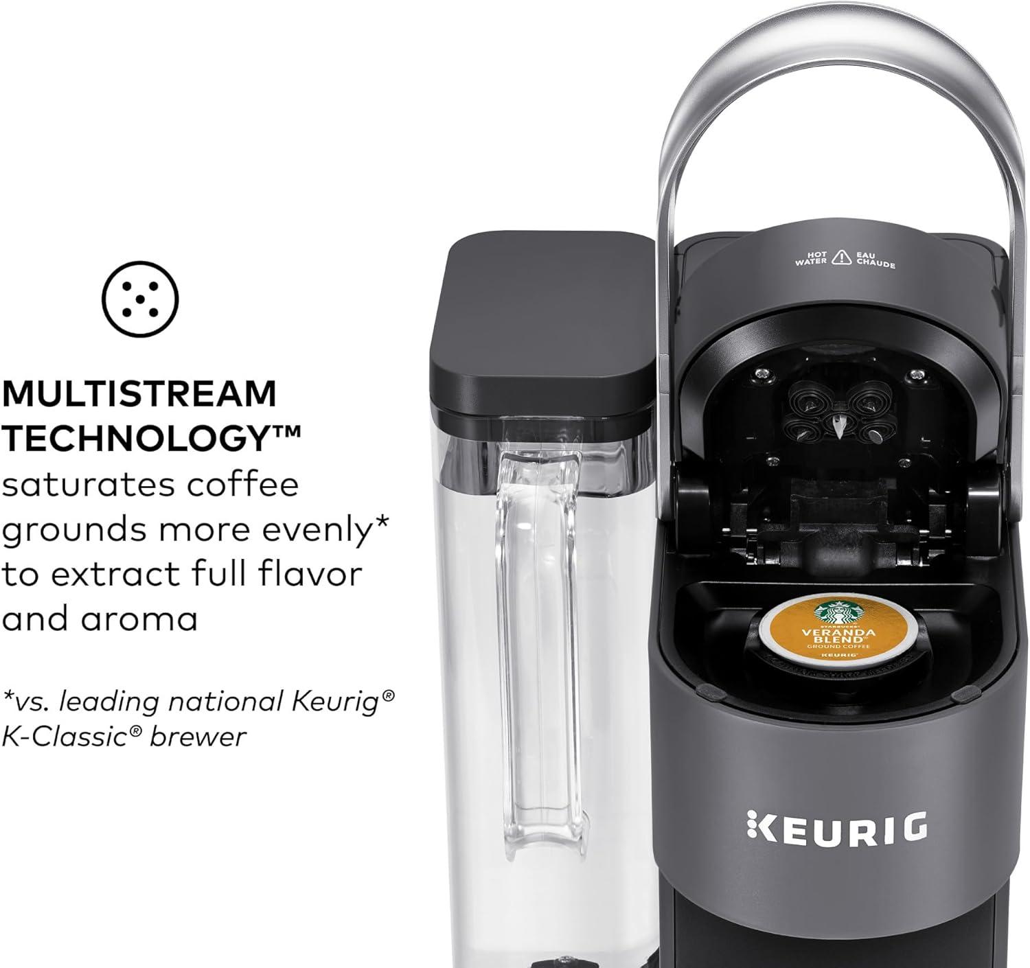 Keurig K-Supreme SMART Coffee Maker, Multistream Technology, Brews 6-12Oz Cup Sizes