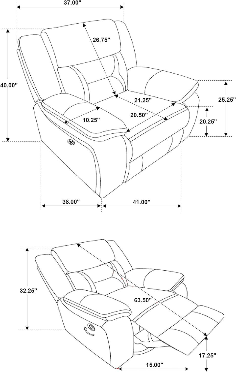 Taupe Faux Leather Swivel Recliner with Lift