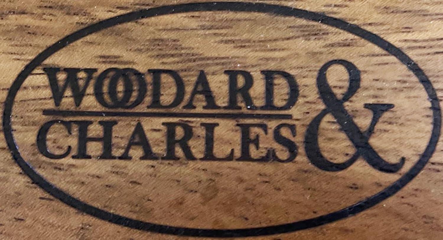 Woodard & Charles Acacia Wood Lazy Susan Tray with Stainless Steel Ball Bearing Mechanism, 16-Inch