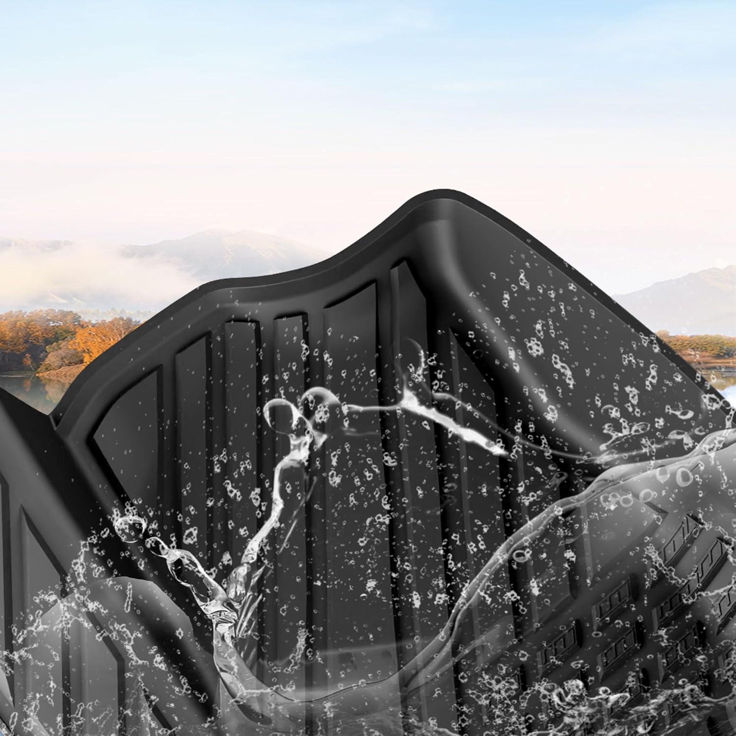 Rough Country Flex-Fit Floor Mats for 2016-2023 Toyota Tacoma - FF-71216