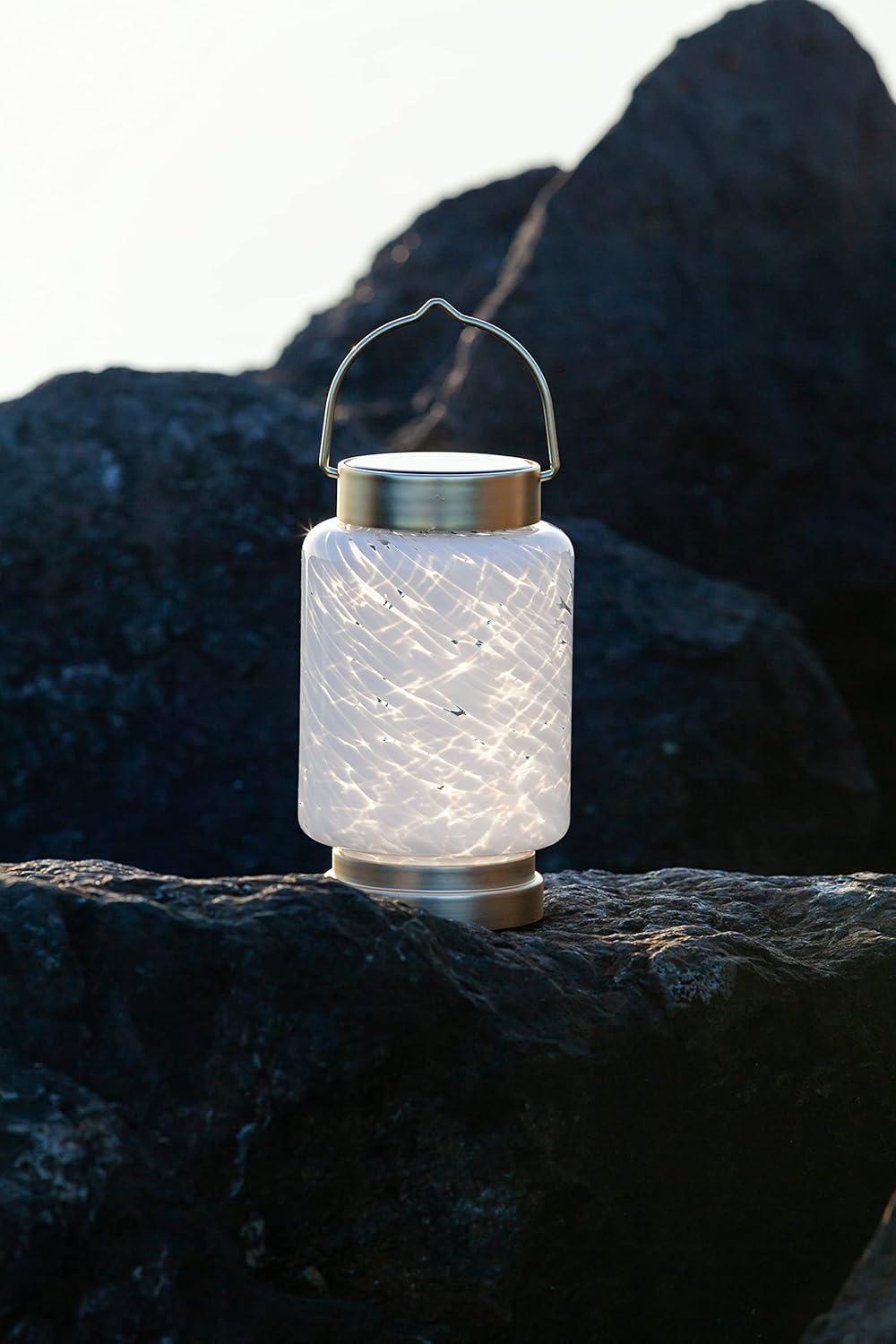 7.5'' Solar Powered Integrated LED Outdoor Lantern