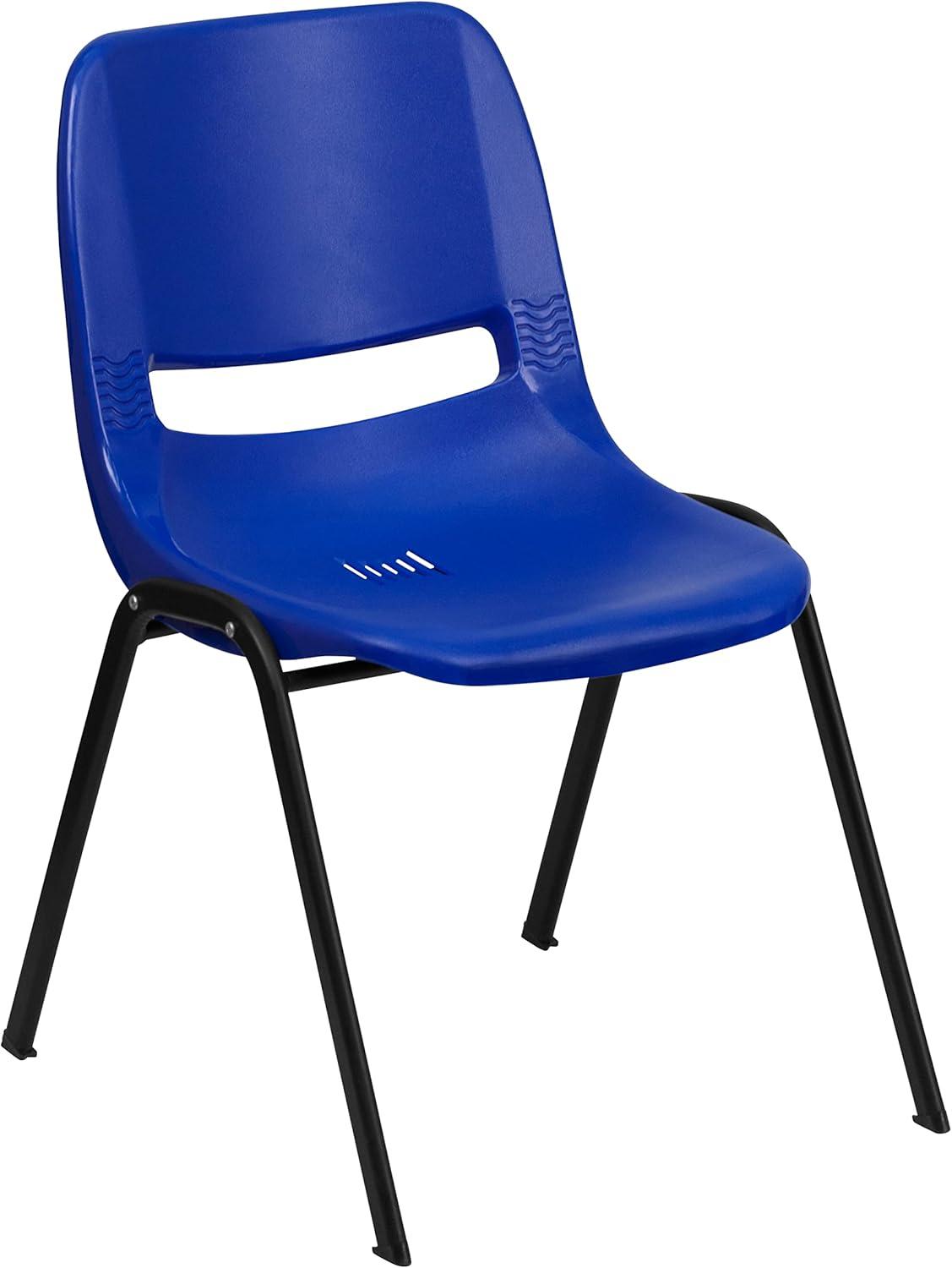 Keaton Plastic Stacking Shell School Chairs by Flash Furniture