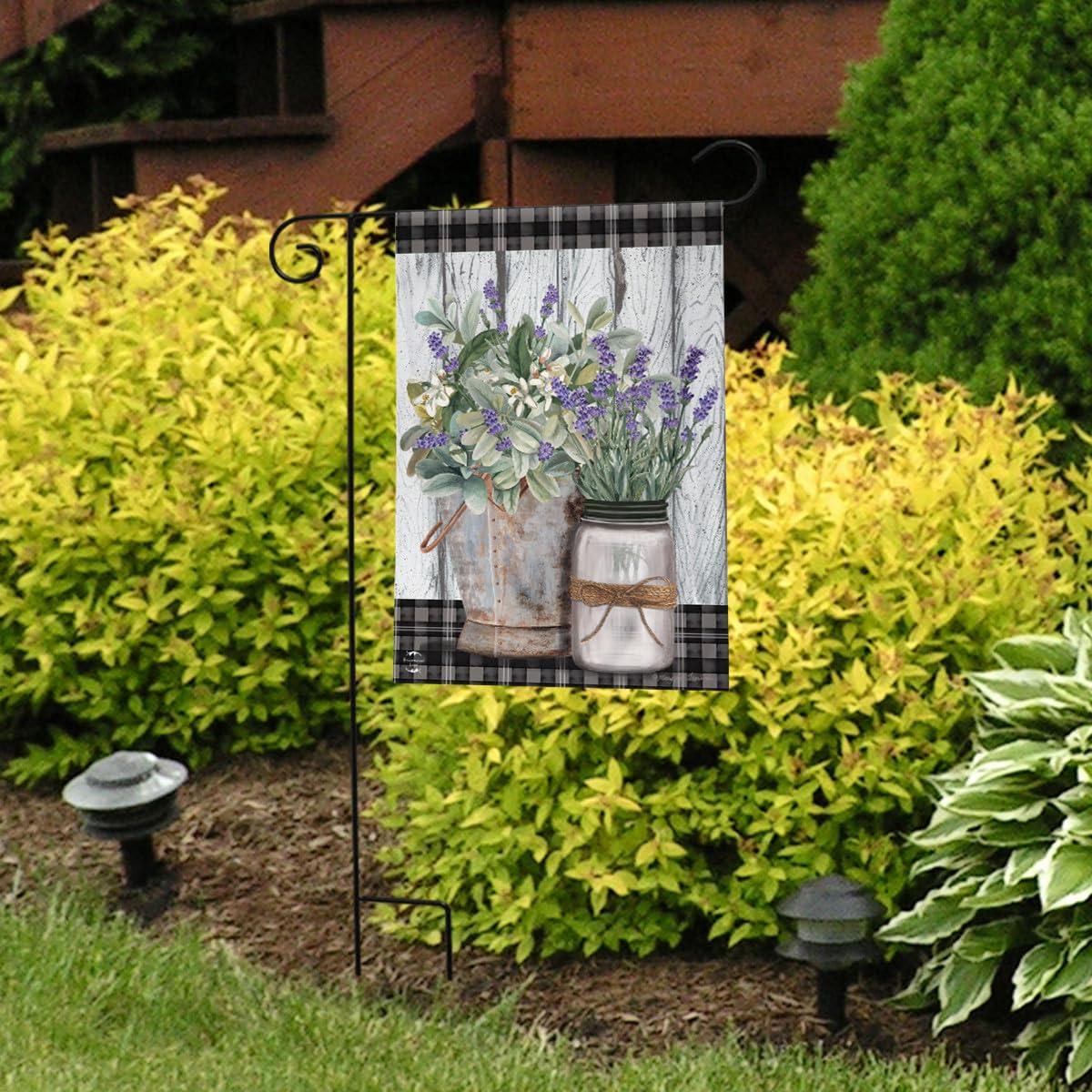 Briarwood Lane Garden Flag 18x12.5 For Outdoor Farmhouse Flowers Spring Garden Flag Flag For Spring Garden Flag Flags For Outside