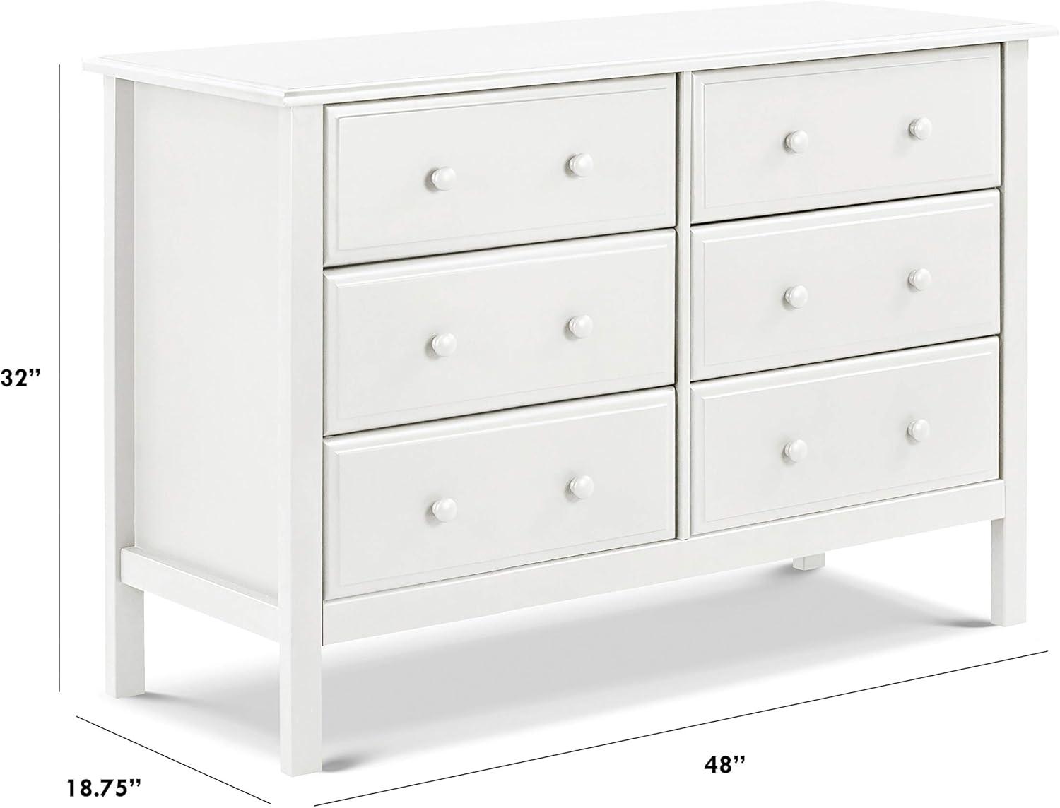 Jayden 6 Drawer 48" W Double Dresser