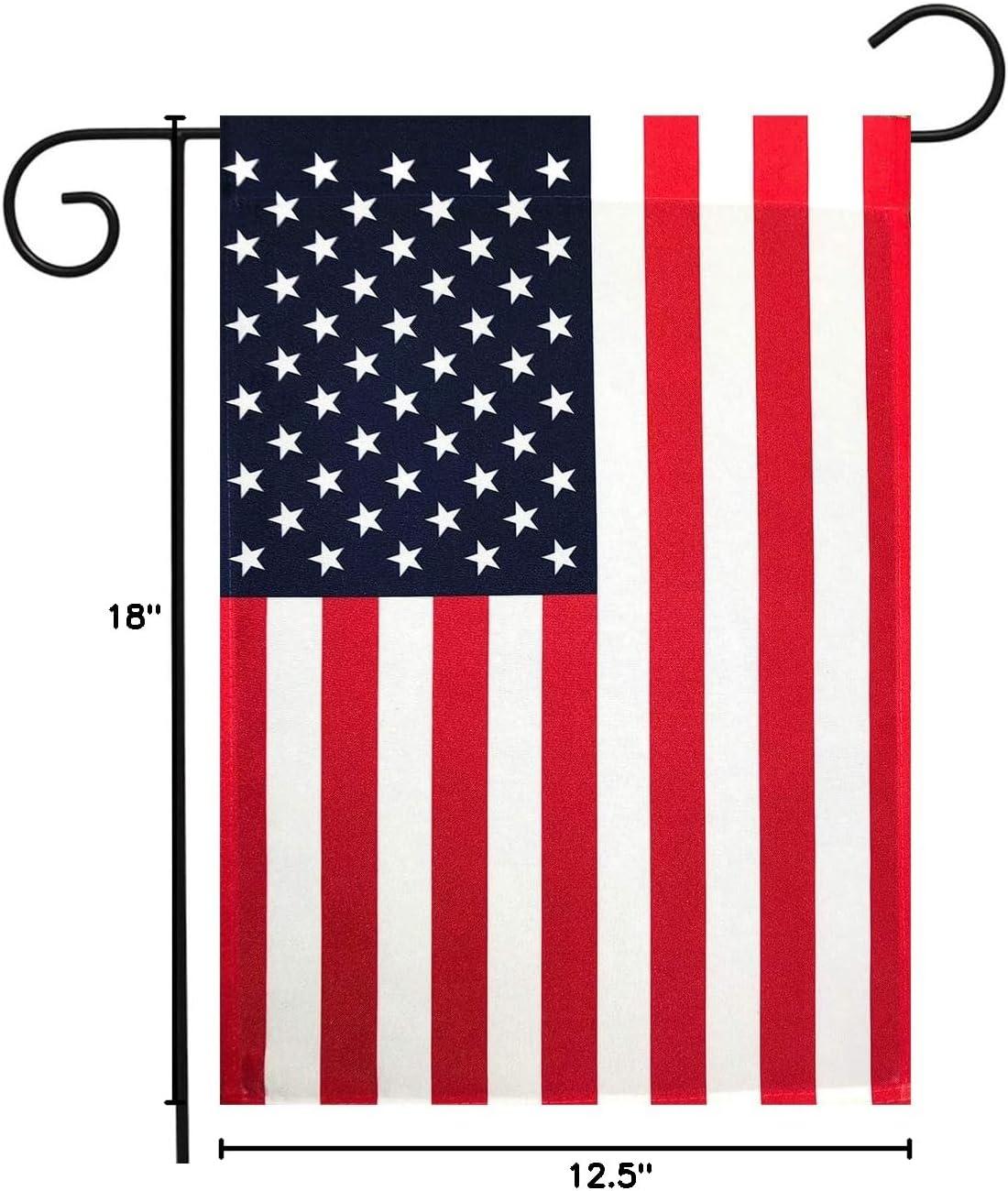 American Flag Garden Flag USA Stars & Stripes 18" x 12.5" Briarwood Lane