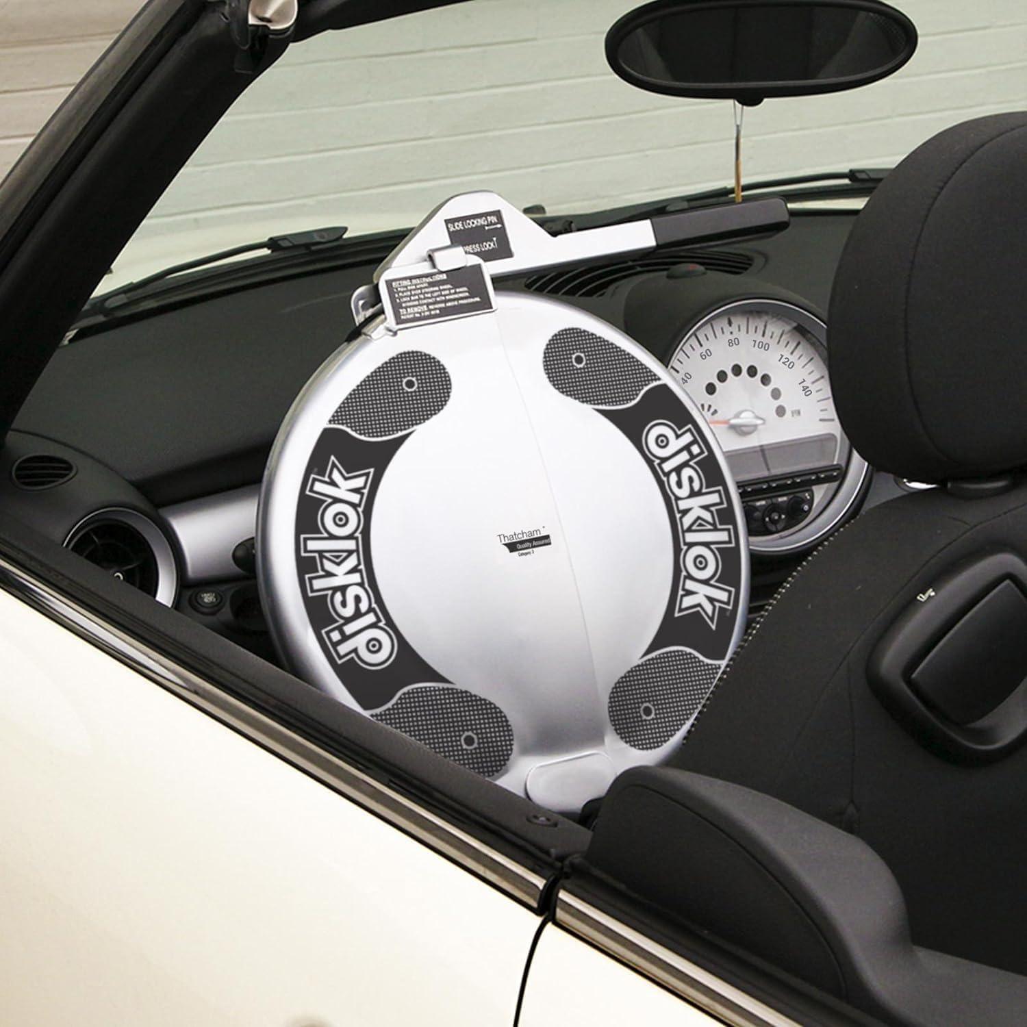 Disklok Gold Edition Hard Case Steering Wheel Lock - Small (Fits Steering Wheels 13.7" - 15.3")