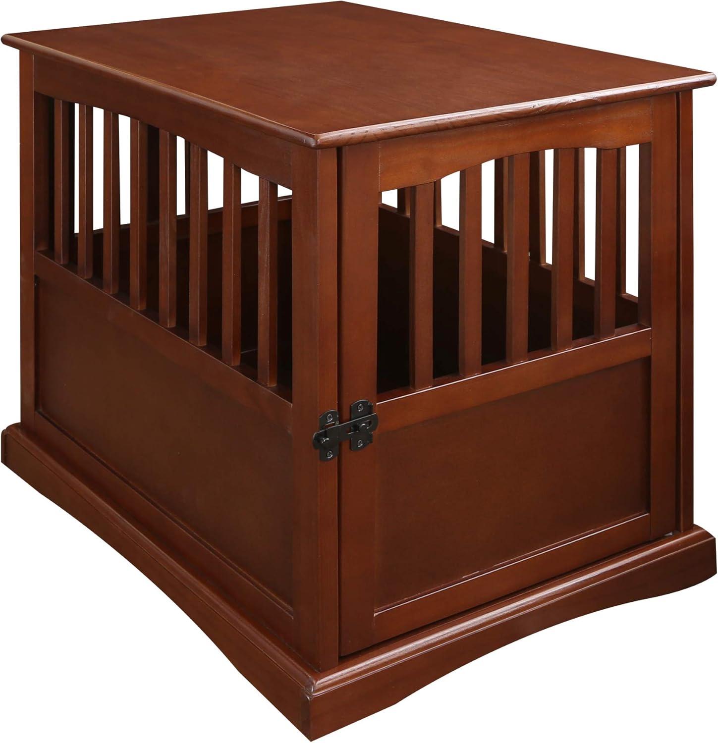 Pet Crate End Table - Walnut