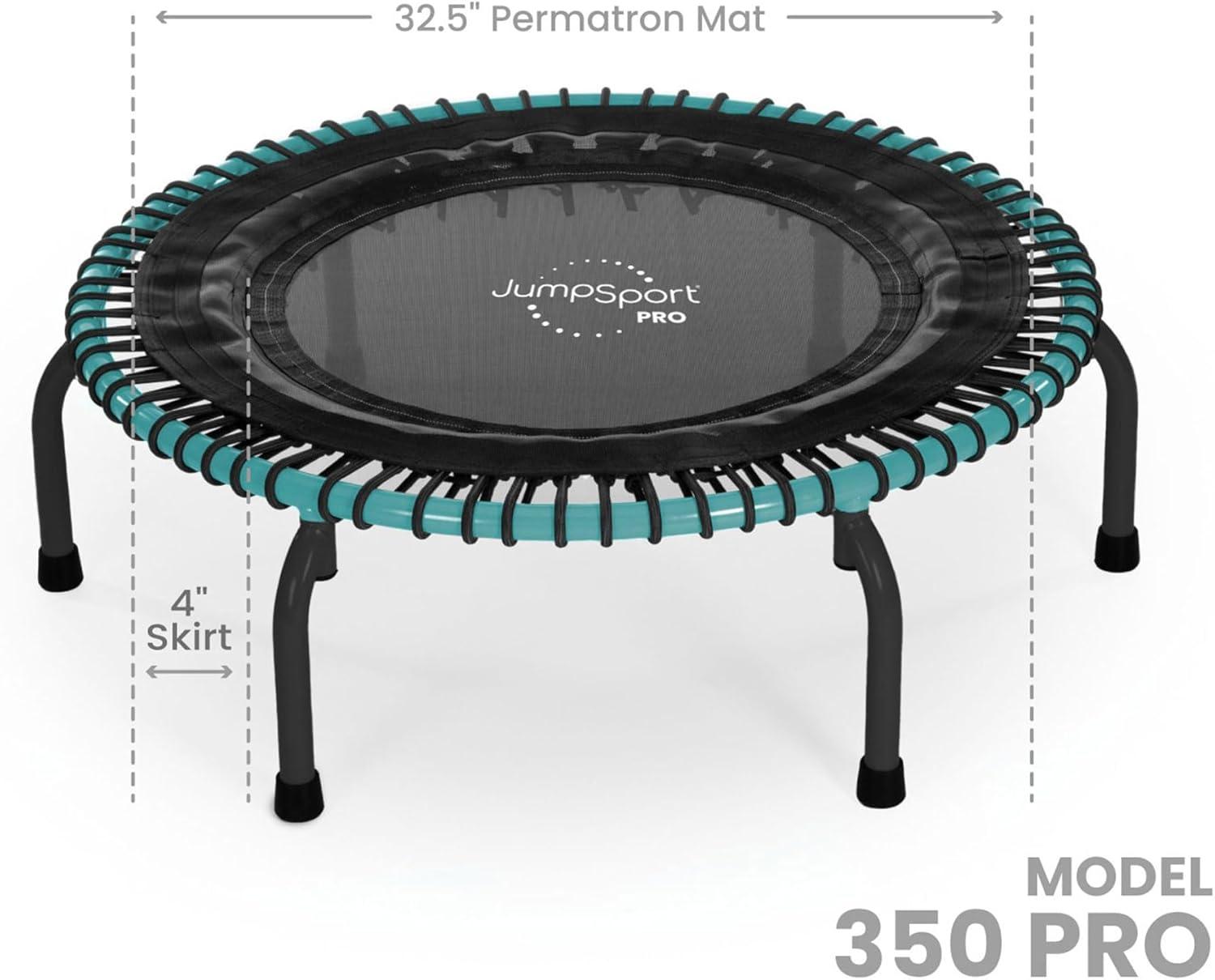 JumpSport 350 PRO Indoor Heavy Duty Fitness Trampoline