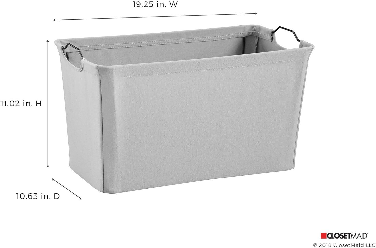 Wire Frame Fabric Storage Bin