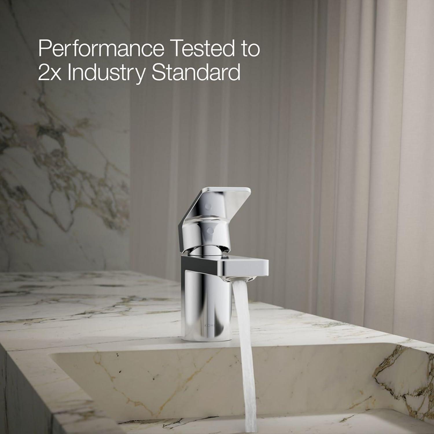 Parallel Single Hole Bathroom Faucet