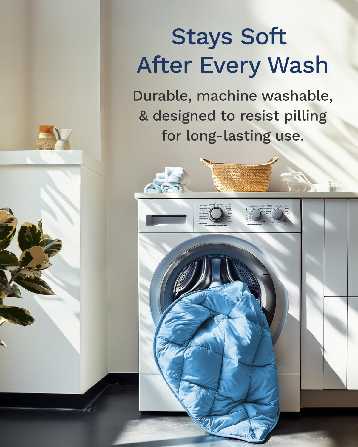 Reversible Alternative Comforter by Viscosoft Blue Full