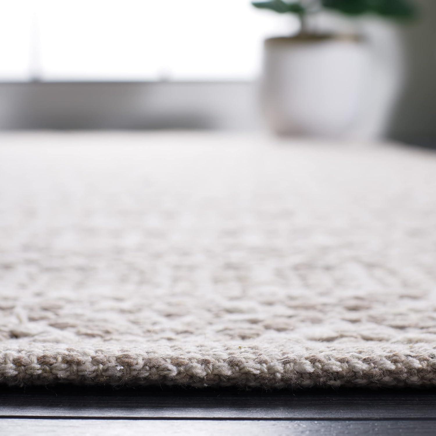 Montauk MTK333 Hand Woven Indoor Area Rug - Ivory/Grey - 6'x9' - Safavieh.