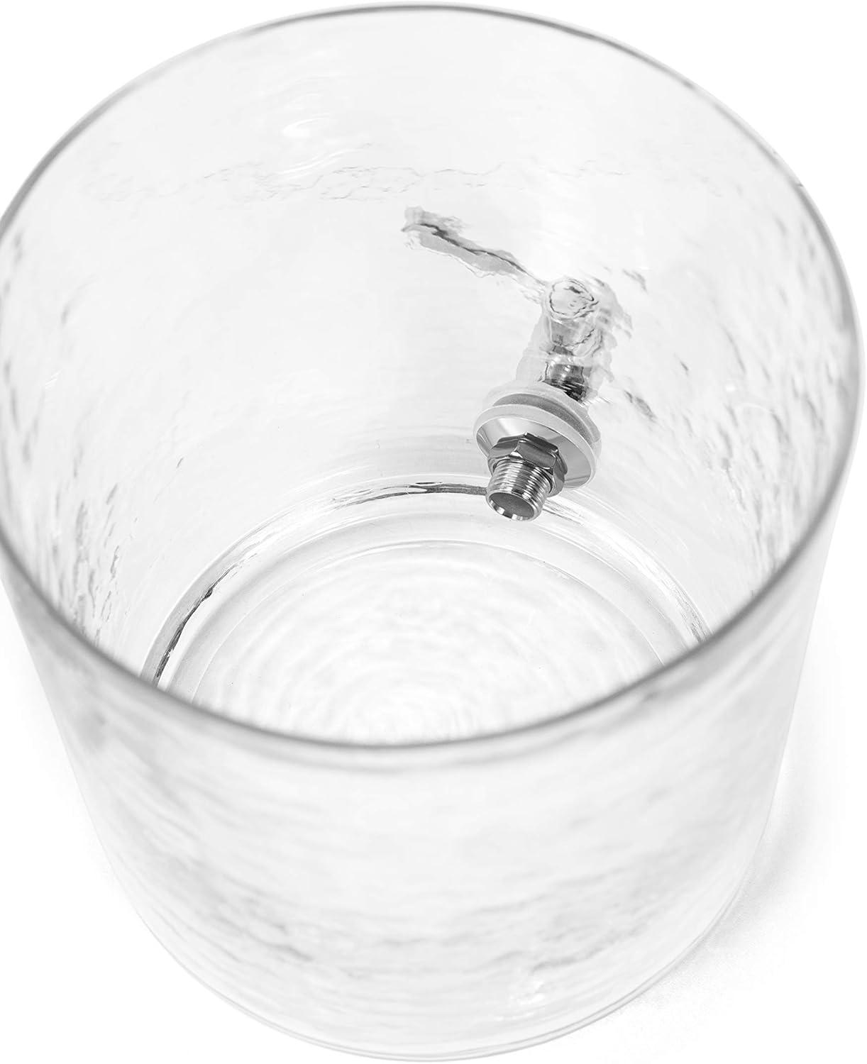 BirdRock Home 2 Gallon Stacking Beverage Dispenser with Stand and Lid - Stainless Steel