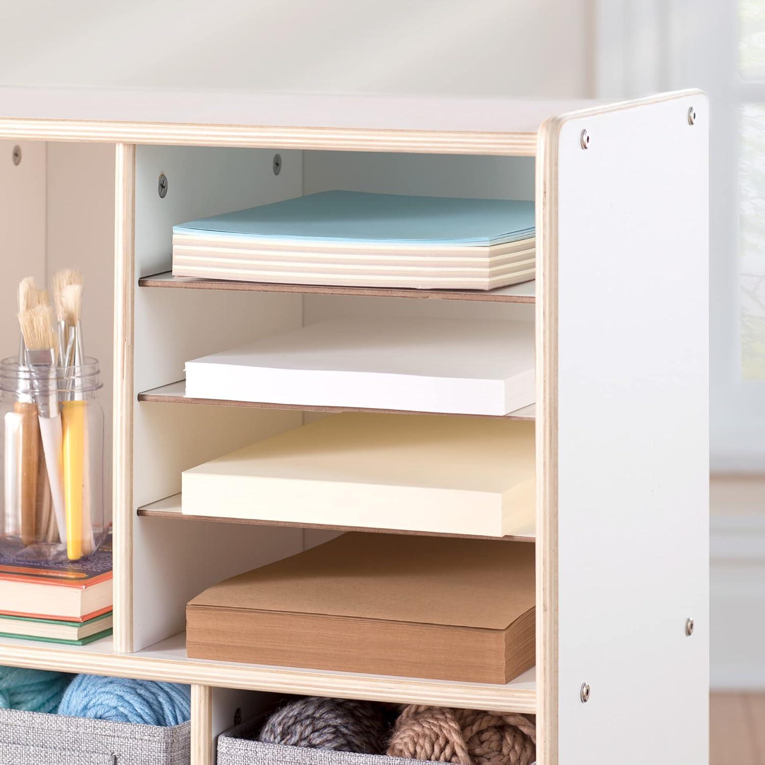 Guidecraft EdQ Essentials Shelves & 10 Bin Storage Unit