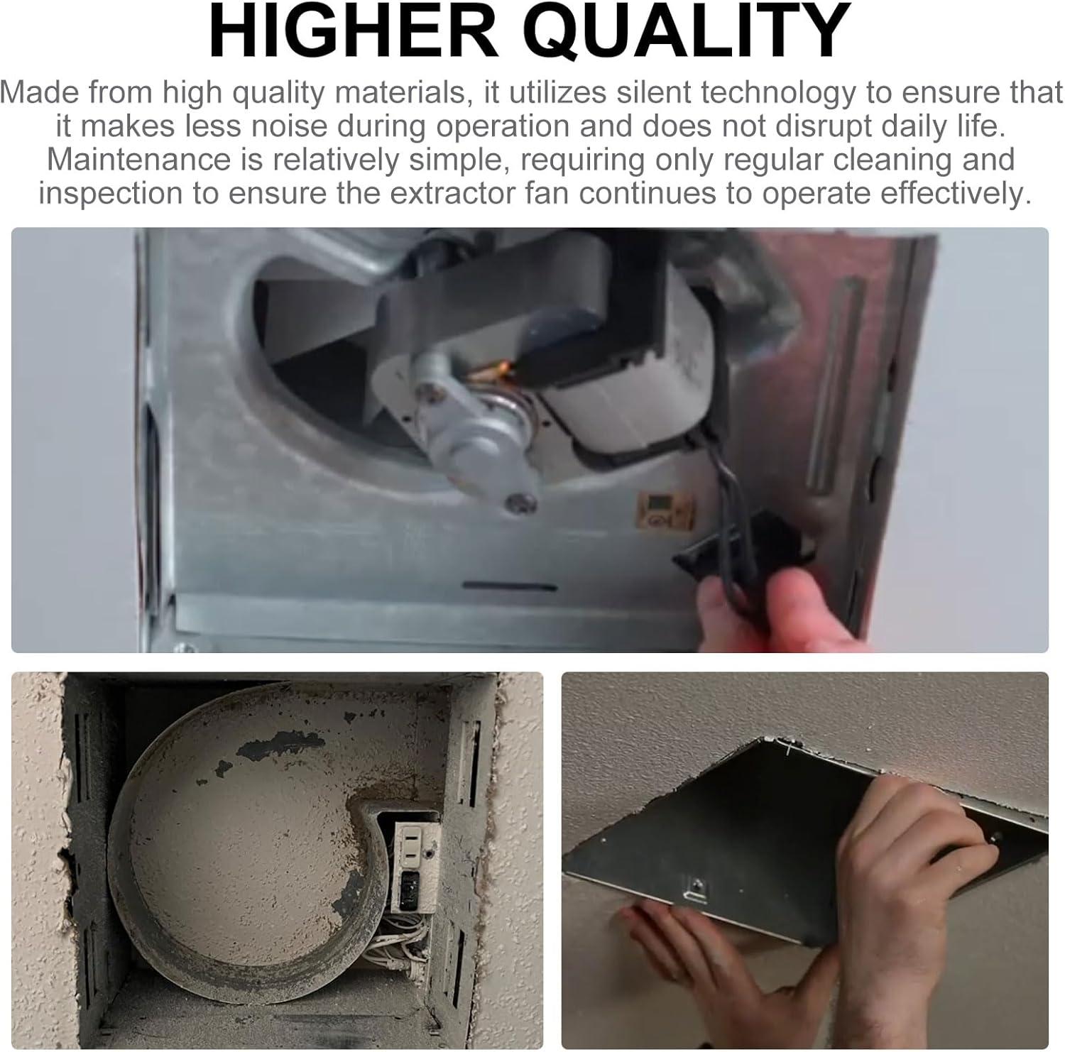 S0504B000 Bathroom Fan Motor Assembly Compatible with Bro-an Nutone 769RL for B Unit, Repalce Models 757, 769RFT-R01, 769RL, 769RL-R01 and VF707RCN. 765RL