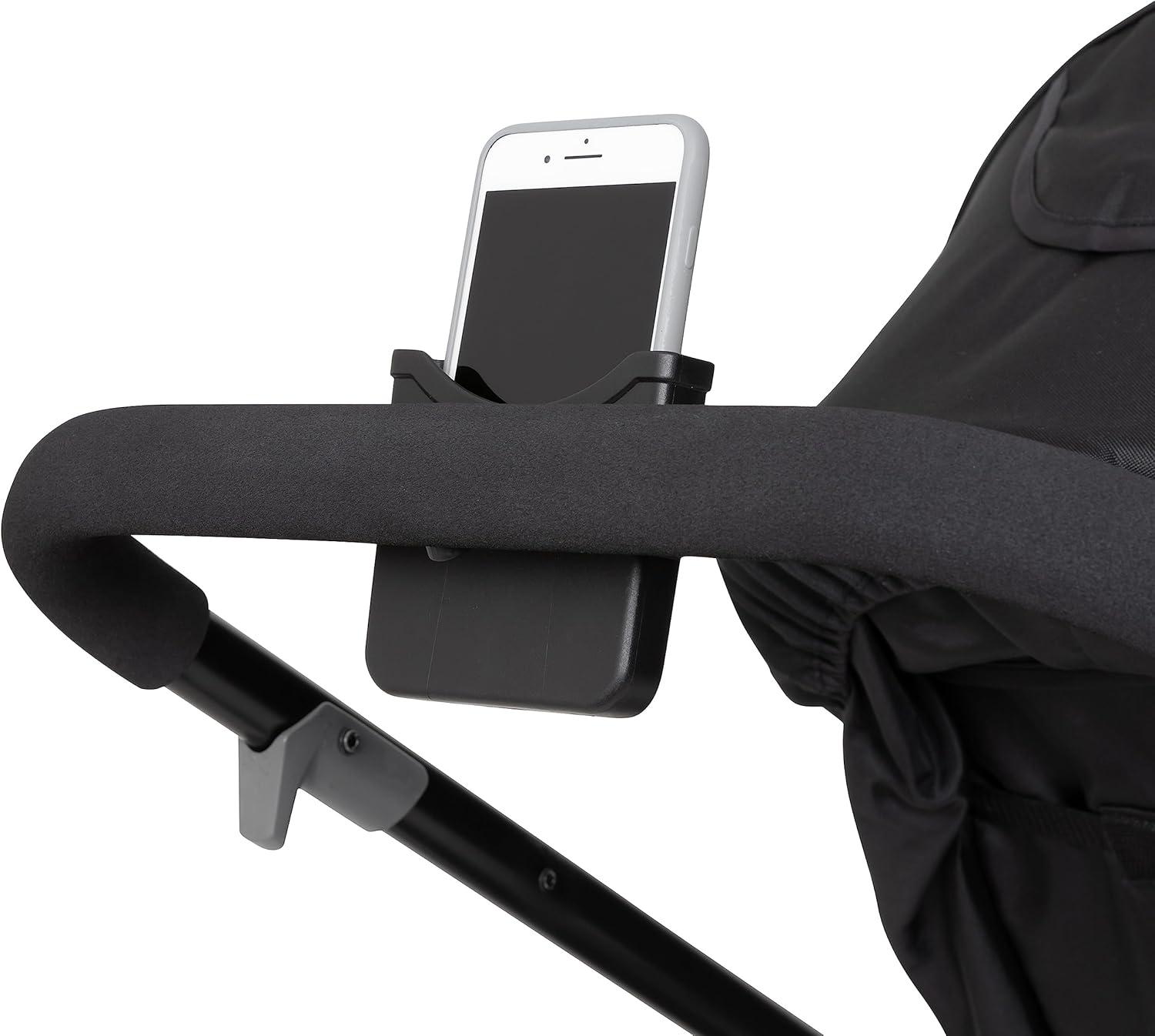 Black and Gray Modular Bassinet Stroller Travel System