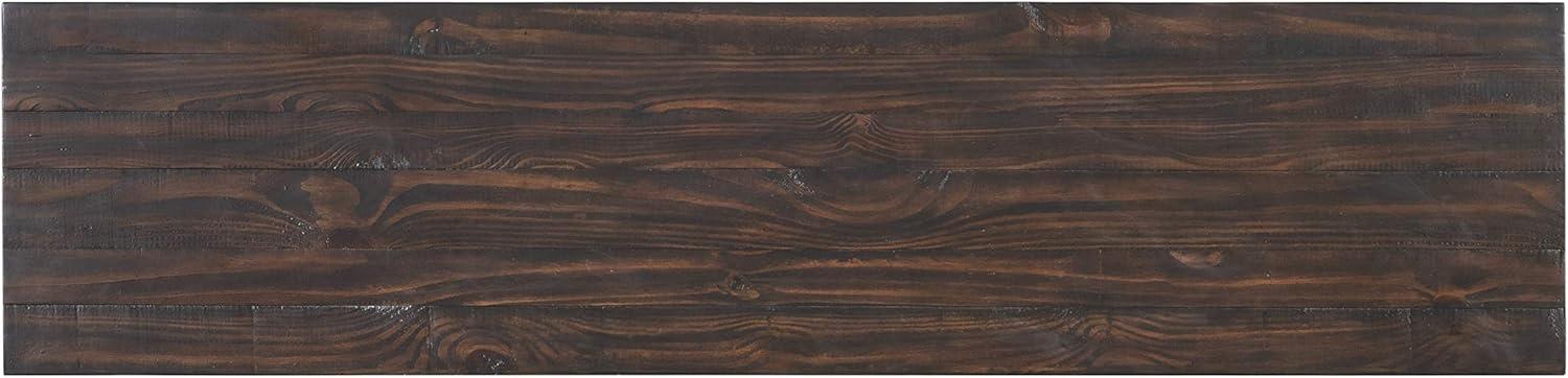 Lexington 70" Solid Wood TV Stand Dark Mocha Brown - Martin Svensson Home