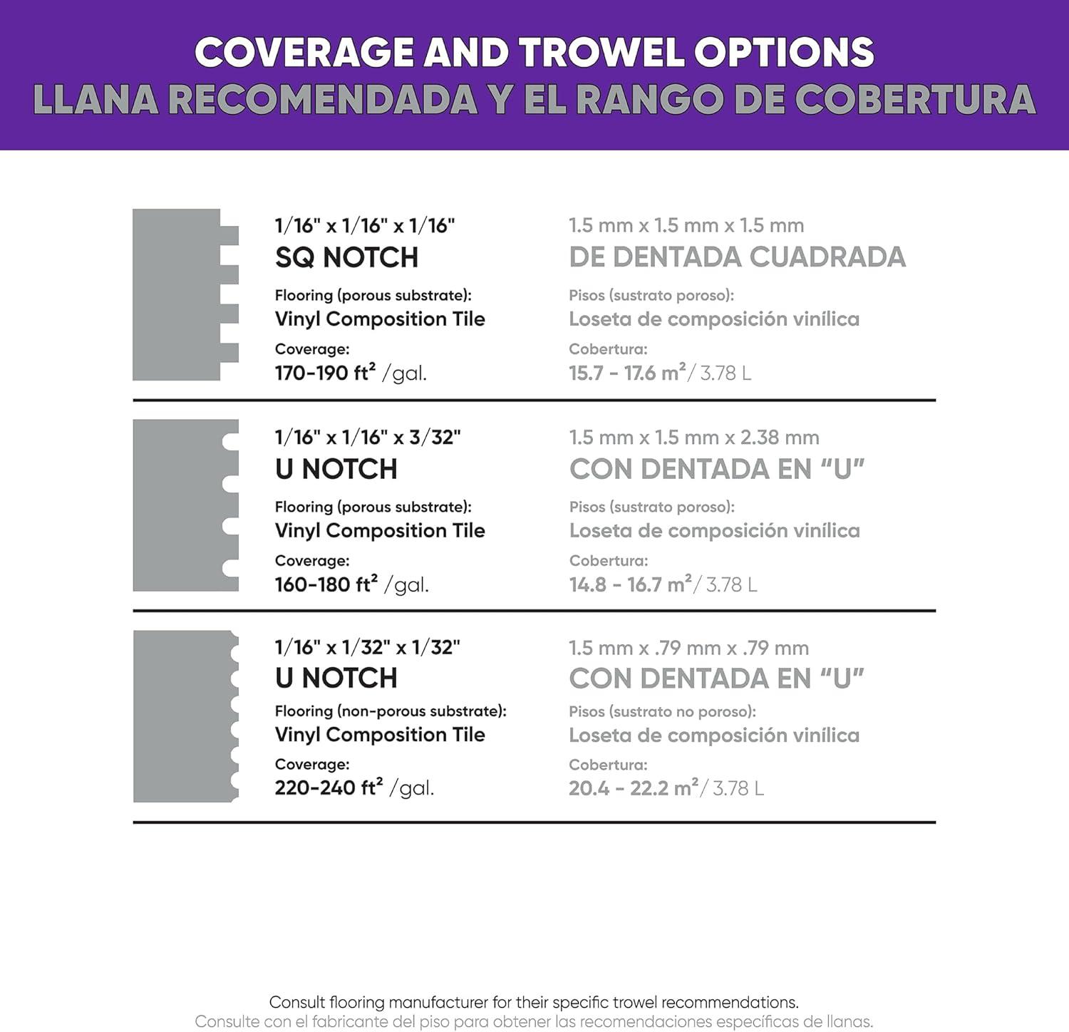 Roberts 2057-1 1 Gallon Vinyl Composition Tile VCT Adhesive, for Installing Vinyl-Composition or Vinyl-Asphalt