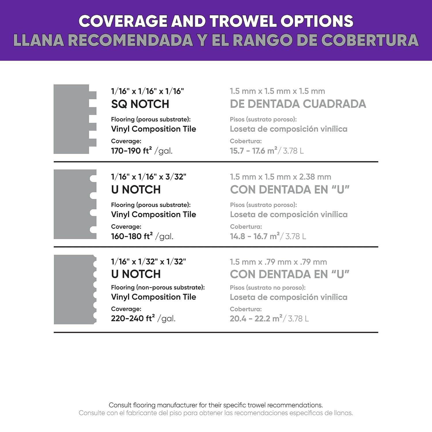 Roberts 2057-1 1 Gallon Vinyl Composition Tile VCT Adhesive, for Installing Vinyl-Composition or Vinyl-Asphalt