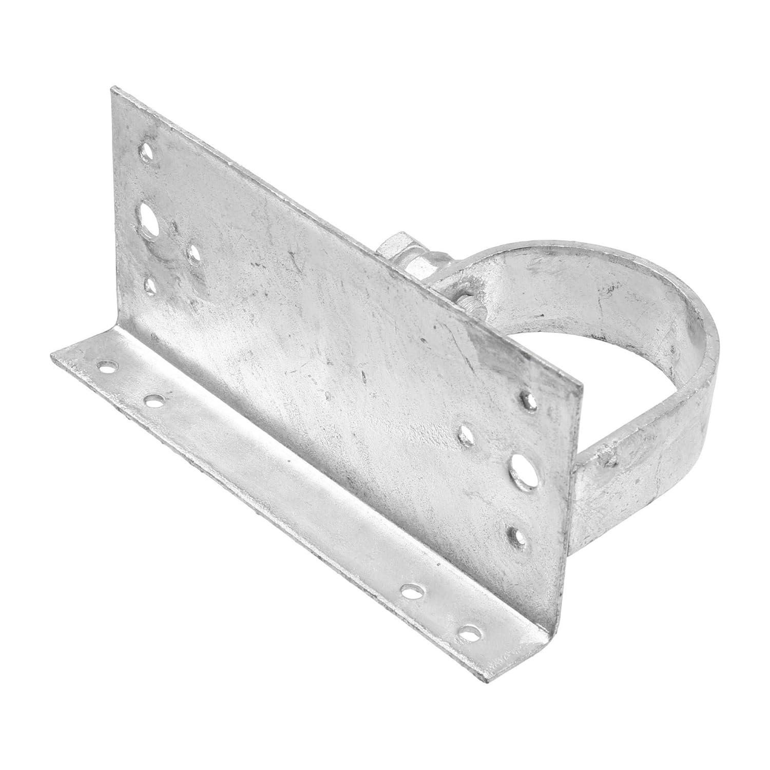 Plum Fittings Chain Link 2 1/2" [2 3/8" OD] x 6" Wood to Steel Post End Style Adapter (Pack of 4)