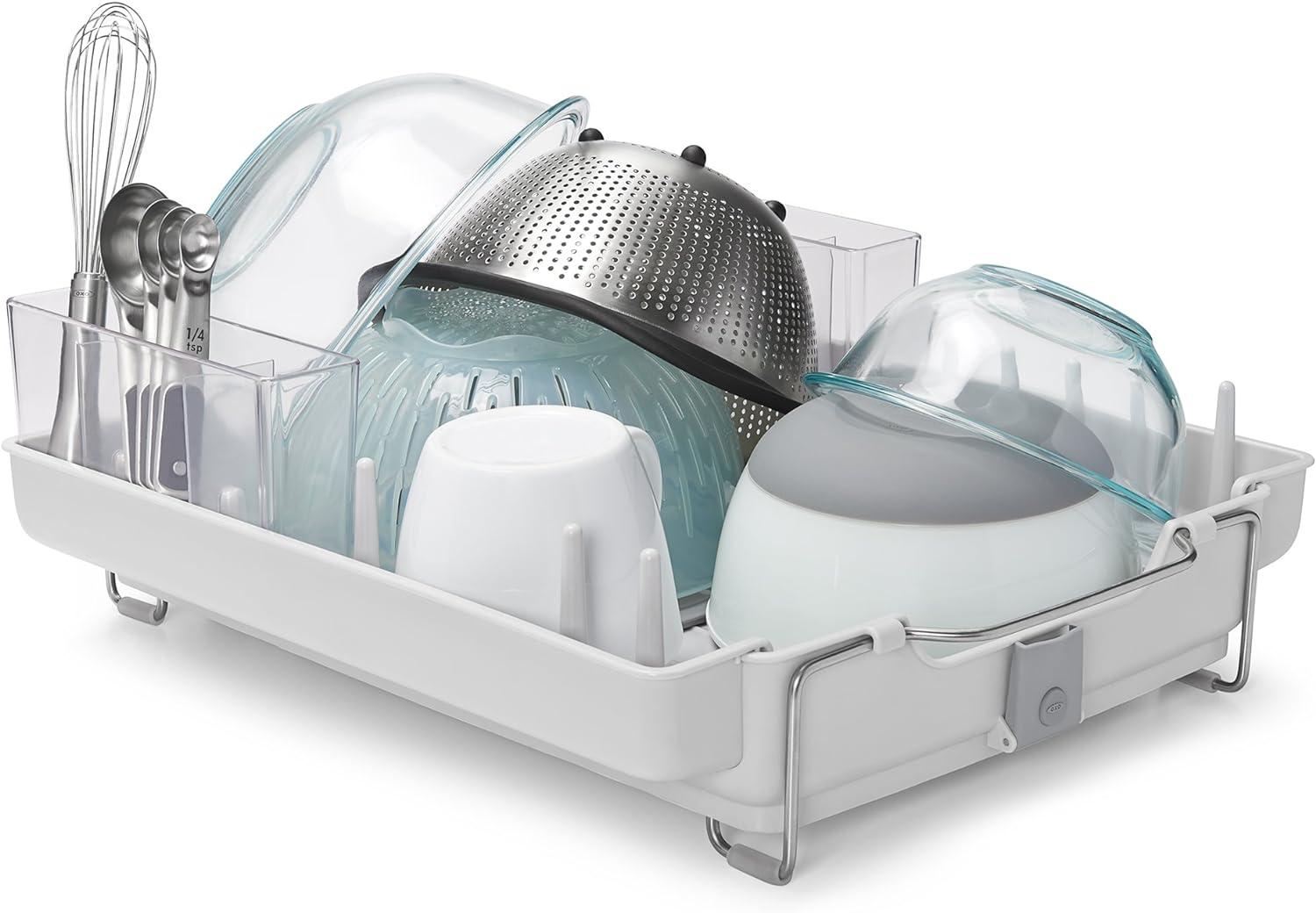 OXO OXO Stainless Steel Countertop Dish Rack