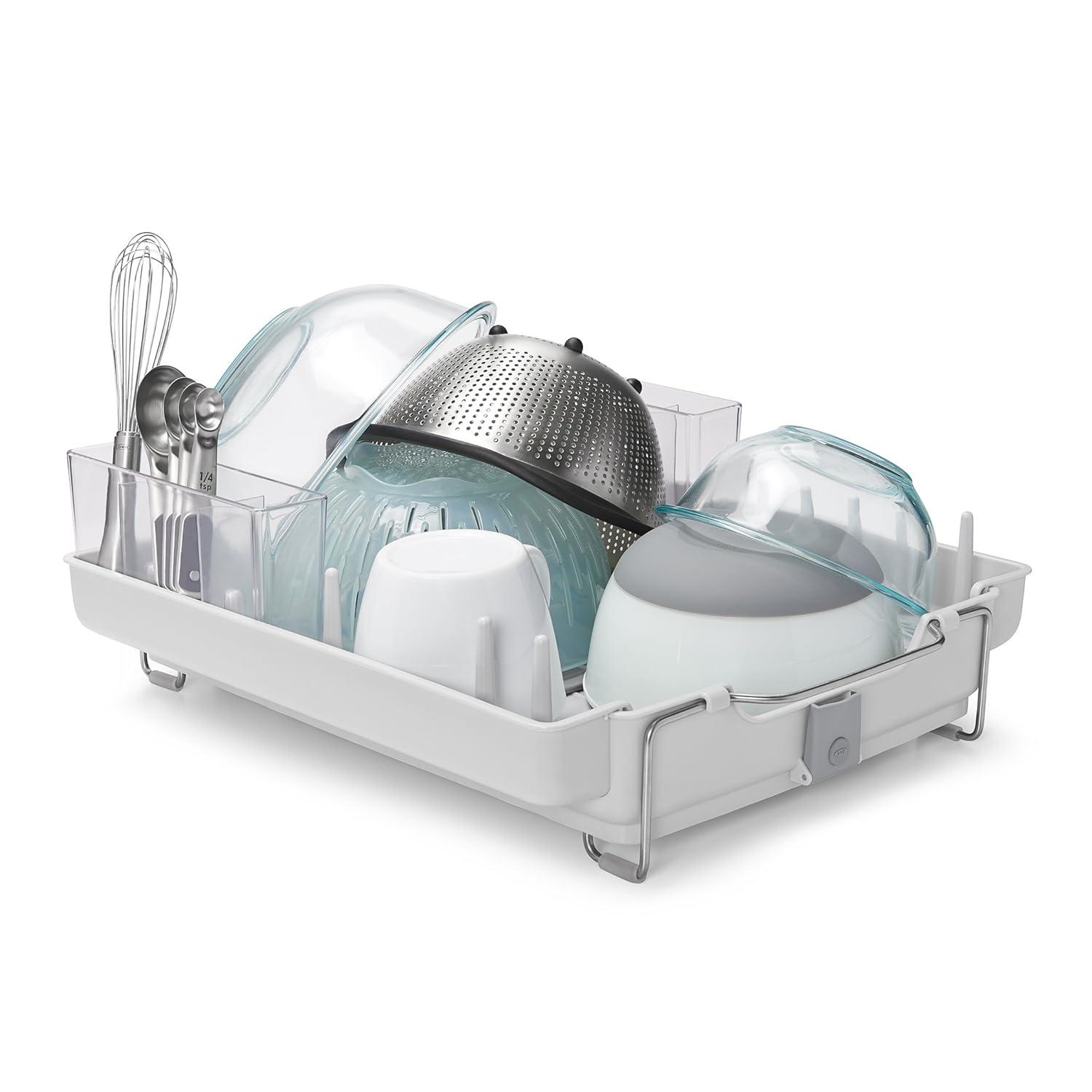 OXO OXO Stainless Steel Countertop Dish Rack