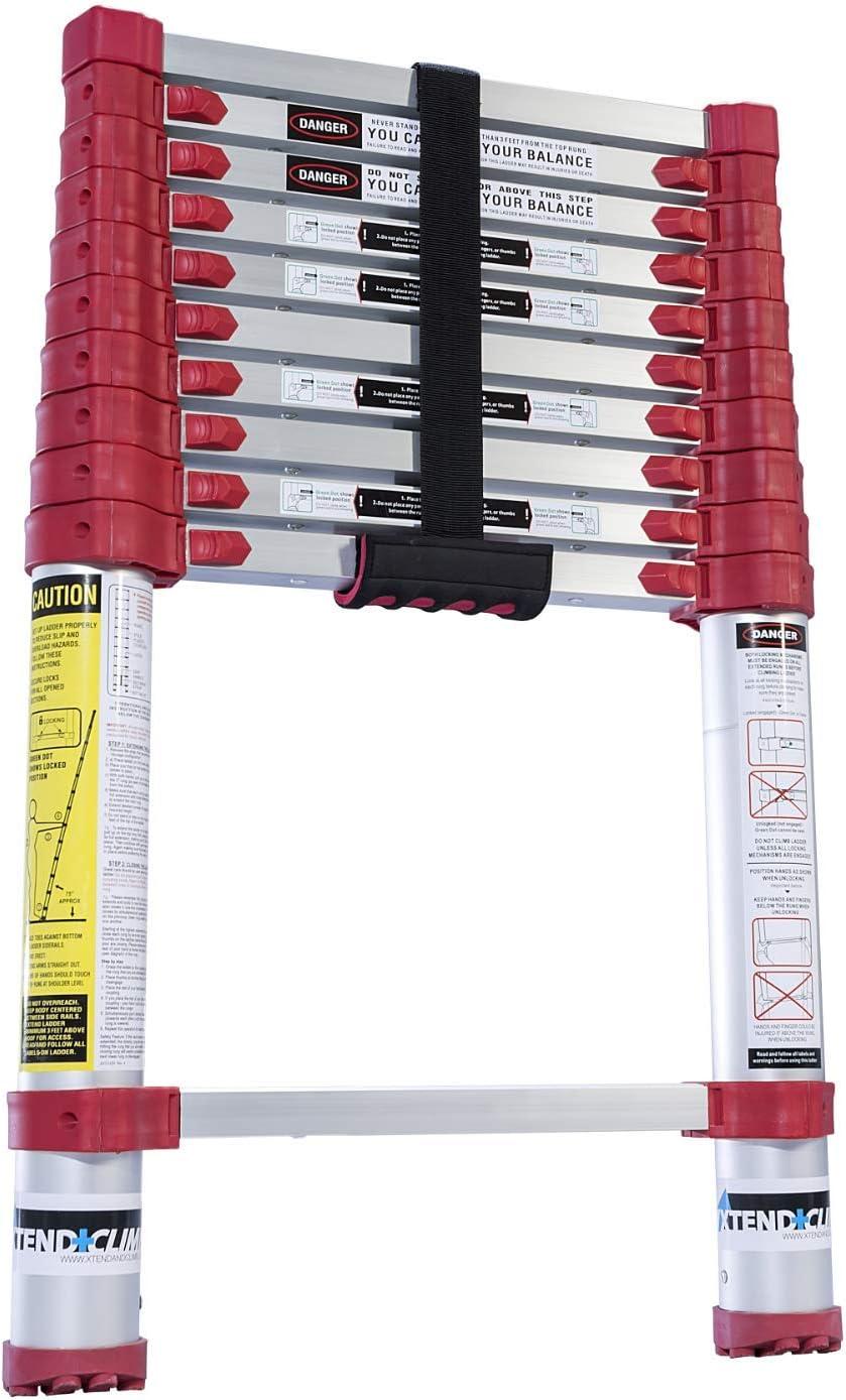 Xtend + Climb Telescoping Ladder,Extended 10 ft. 6" H 760P+