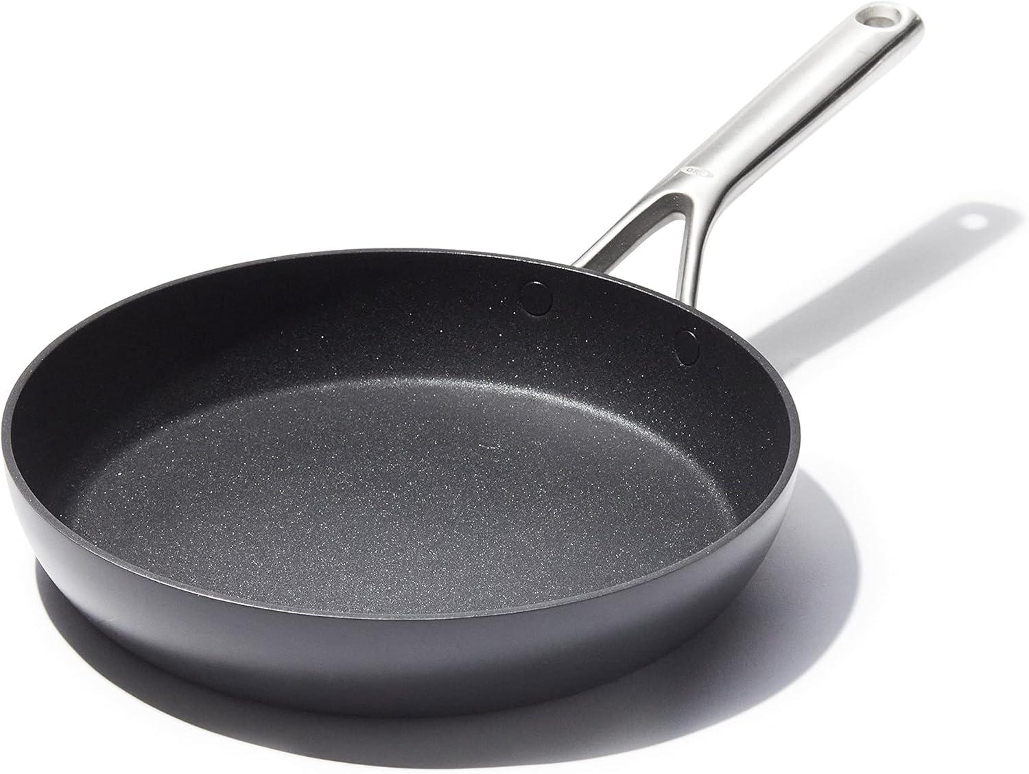 10" Black Aluminum Ceramic Non-Stick Fry Pan