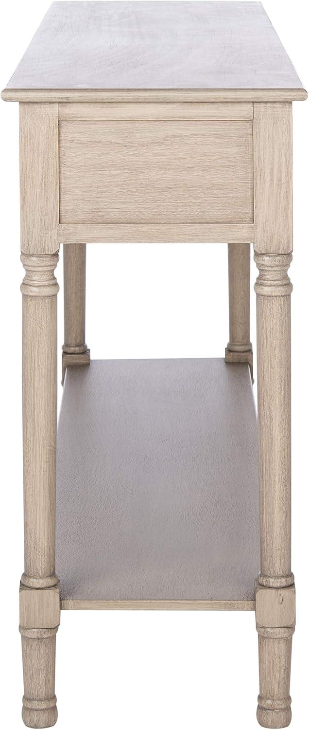 Landers 3 Drawer Console Table - Greige - Safavieh