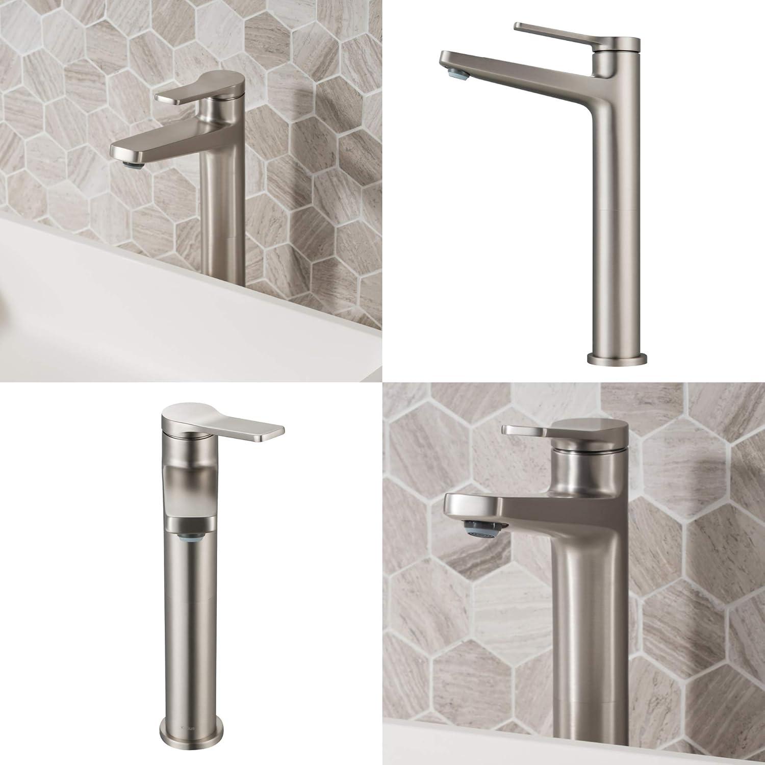 Indy Vessel Sink Bathroom Faucet with Drain Assembly