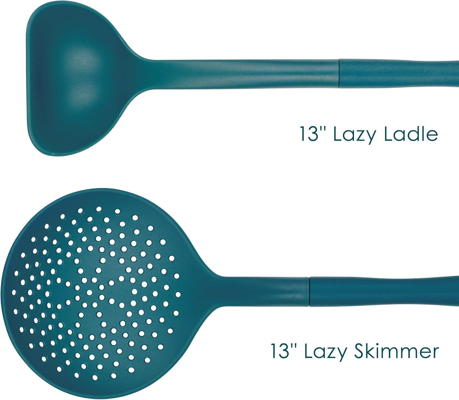 Rachael Ray Rachael Ray Lazy Tool Kitchen / Cooking Utensils Set, 2 Piece, Teal