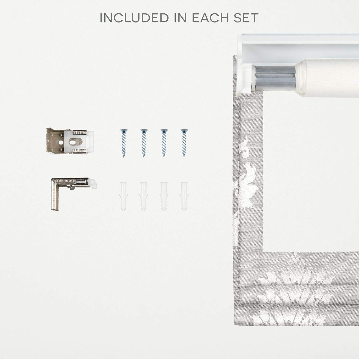 Amalgamated Textiles Exclusive Home Marseilles Damask 100% Blackout Roman Shade