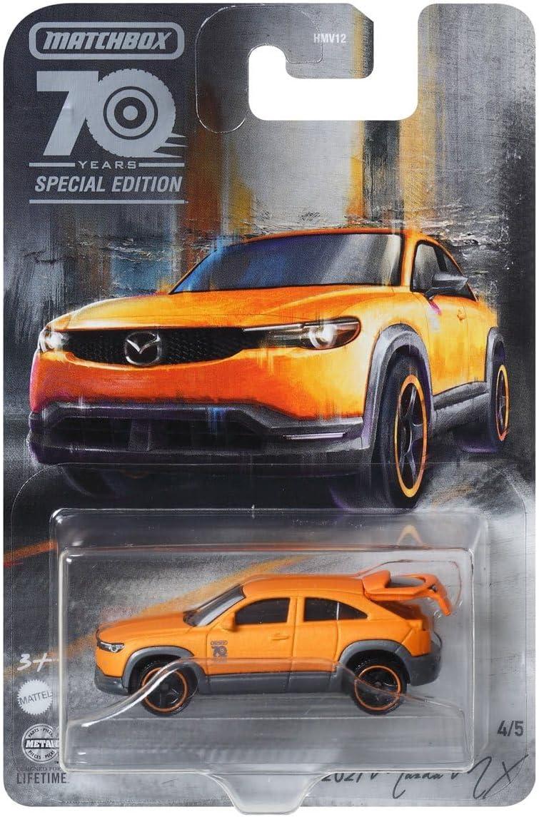 Matchbox 2023 70th Anniversary Special Edition Moving Parts Complete Set of 5 Diecast Vehicles from HMV12-956A Release