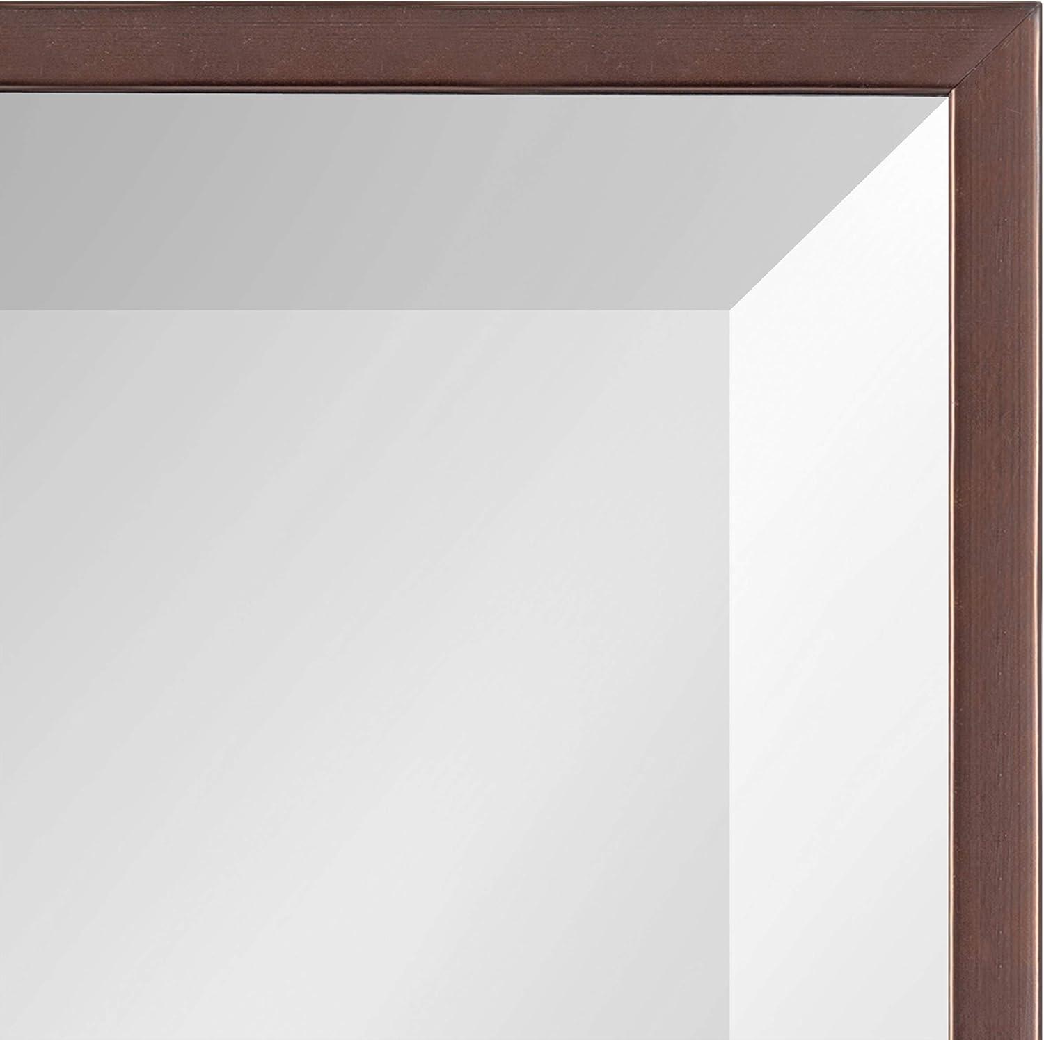 24.7&#34; x 36.7&#34; Rhodes Rectangle Wall Mirror Bronze - Kate &#38; Laurel All Things Decor