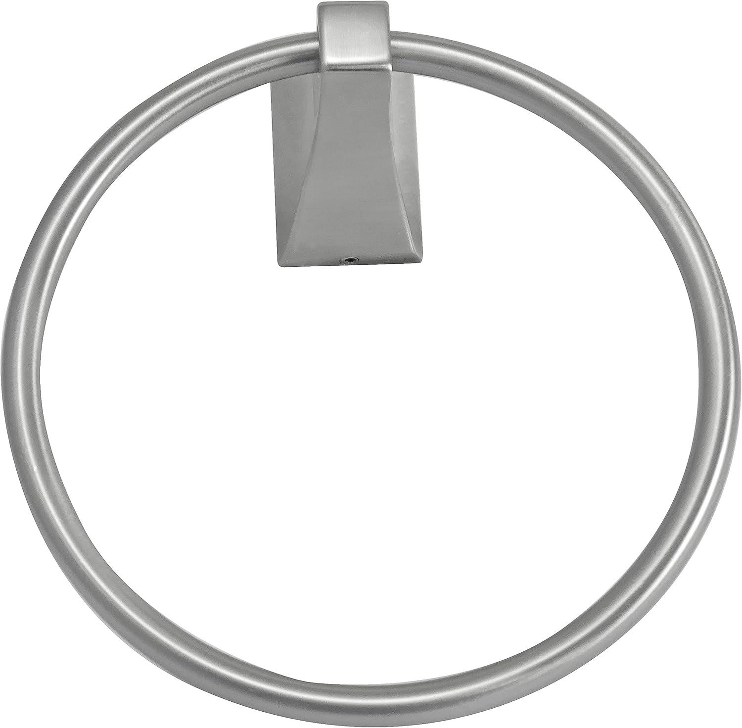 Satin Nickel Wall Mounted Towel Ring