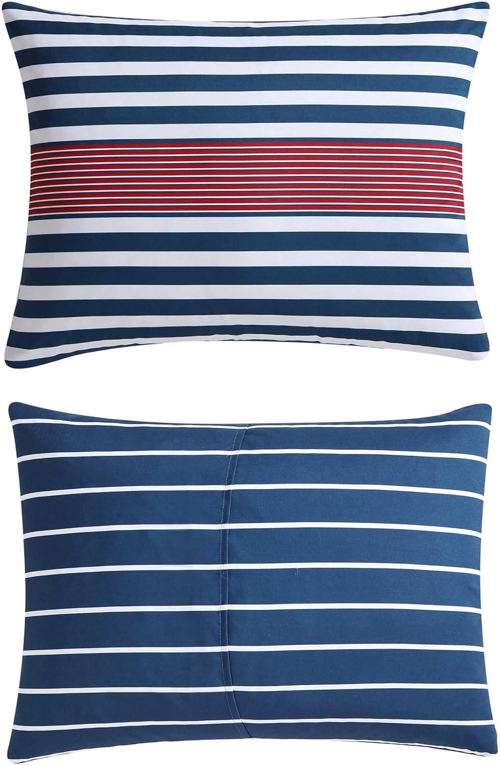 Nautica Nautica Kennedy Stripe Reversible Navy Comforter Set