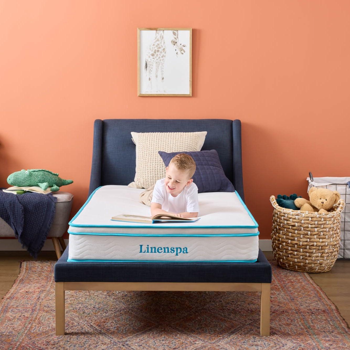 Linenspa Linenspa Essentials 8 In. Firm Gel Memory Foam Hybrid Mattress