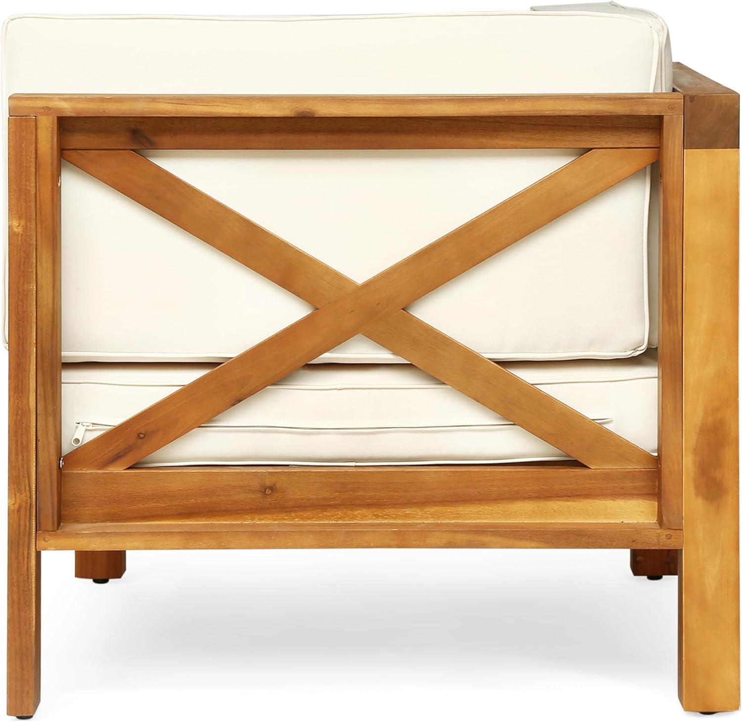 Highland Dunes 30.3'' Acacia Outdoor Patio Sofa