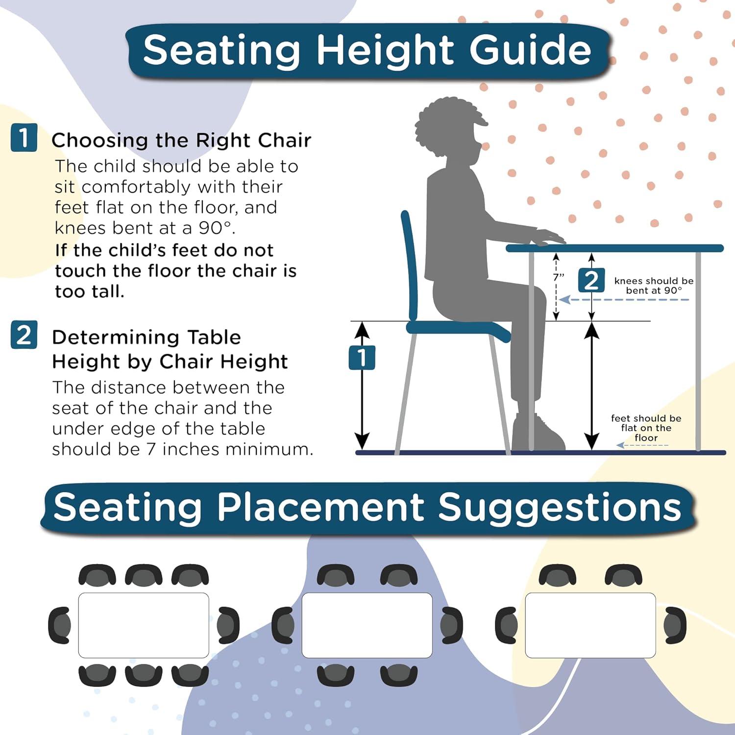 AS WE GROW Rectangular Adjustable Table