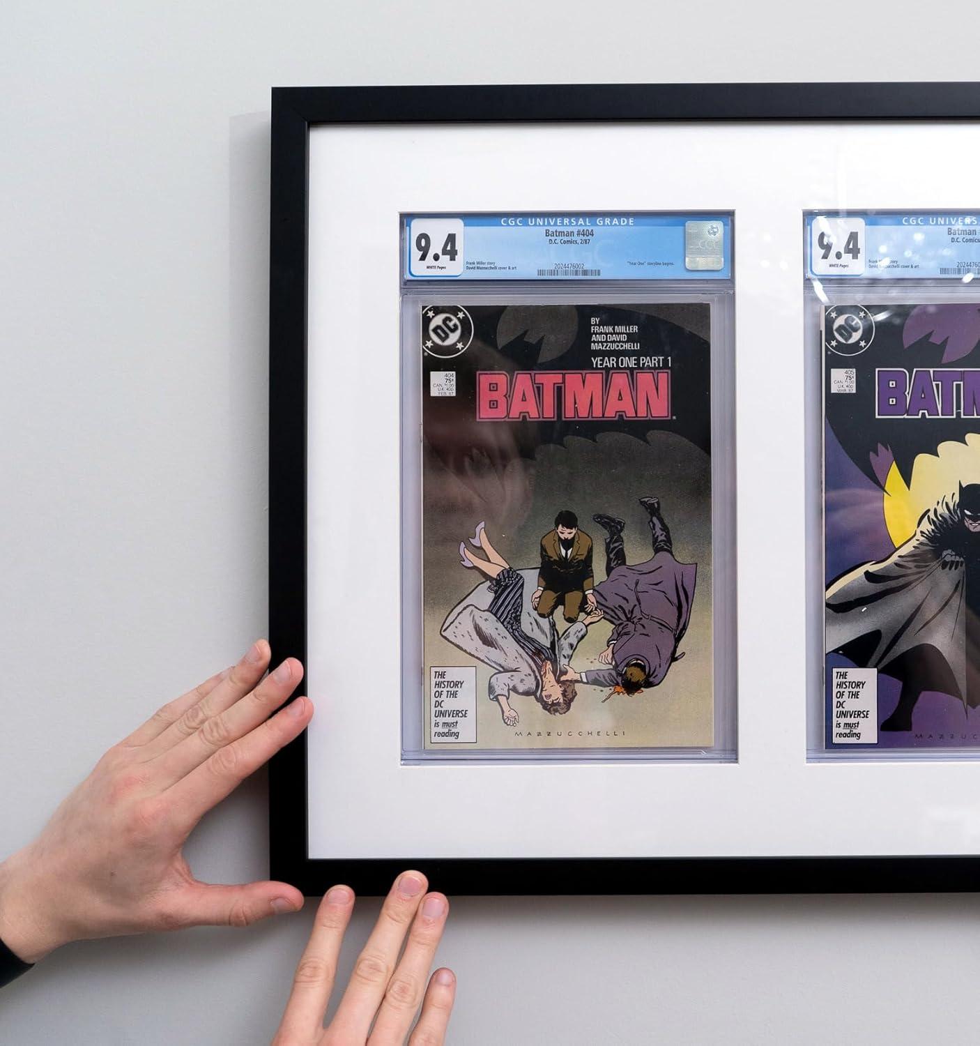 14x9 Frame Black Picture Frame - Complete Modern Photo Frame Includes UV Acrylic Shatter Guard Front, Acid Free