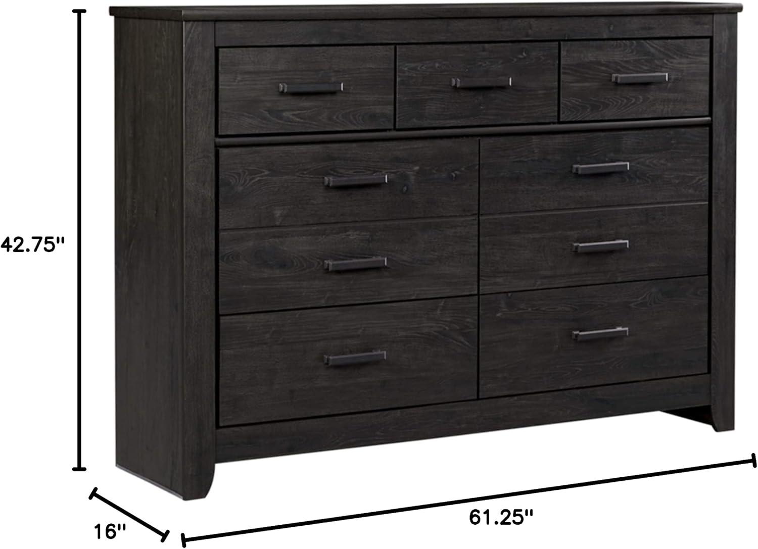 Ashley Furniture Brinxton 7 Drawer Dresser in Charcoal