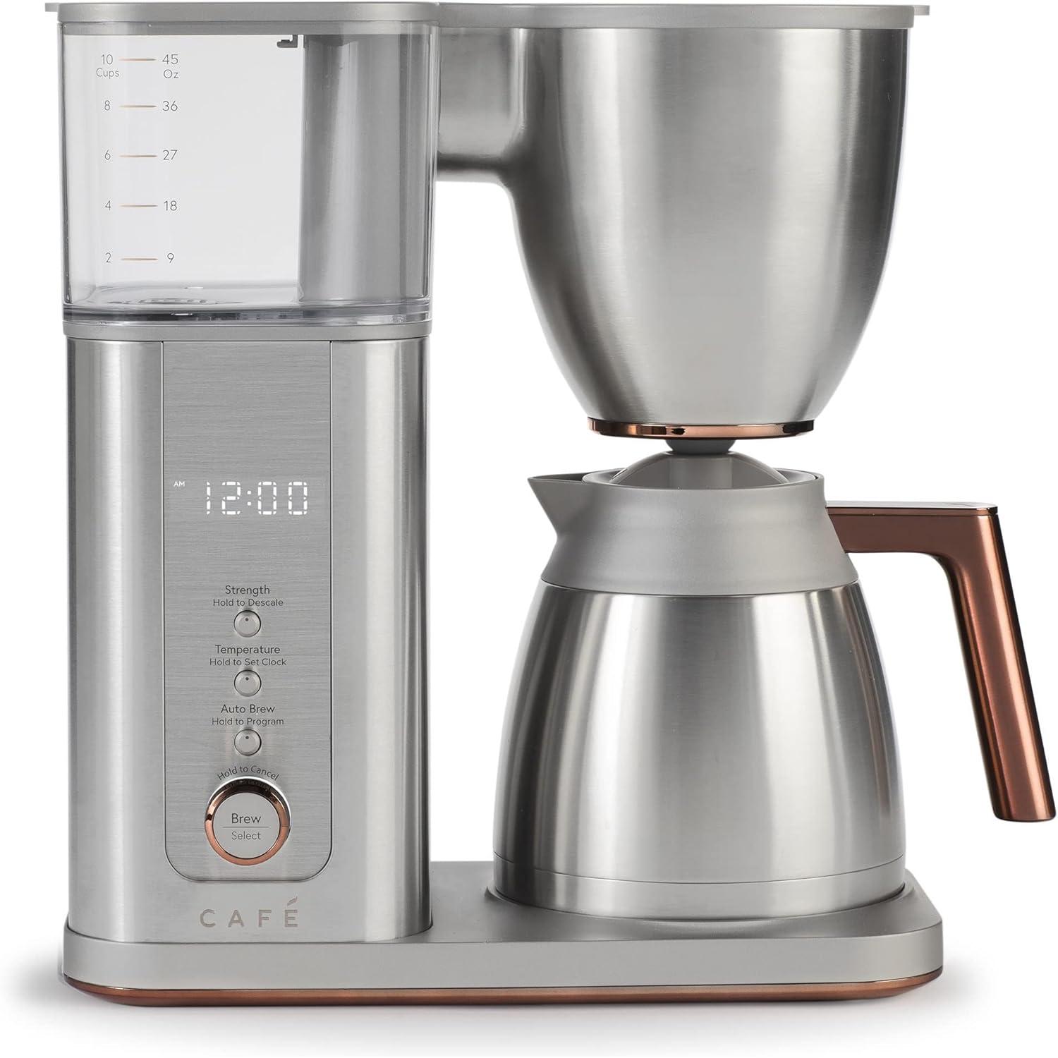 Café ™ Stainless Steel 10-Cup Drip Coffee Maker with Thermal Carafe