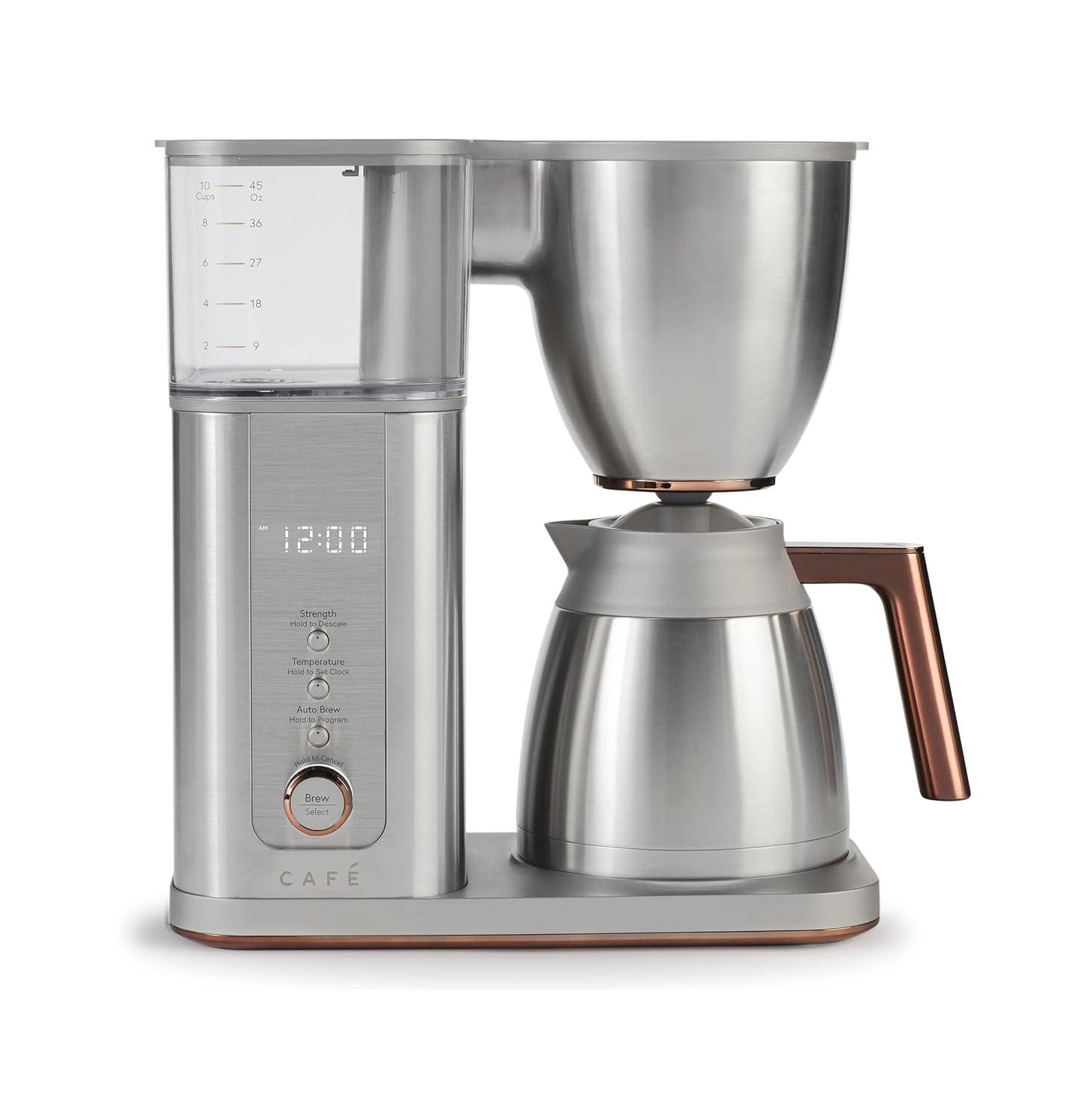 Café ™ Stainless Steel 10-Cup Drip Coffee Maker with Thermal Carafe