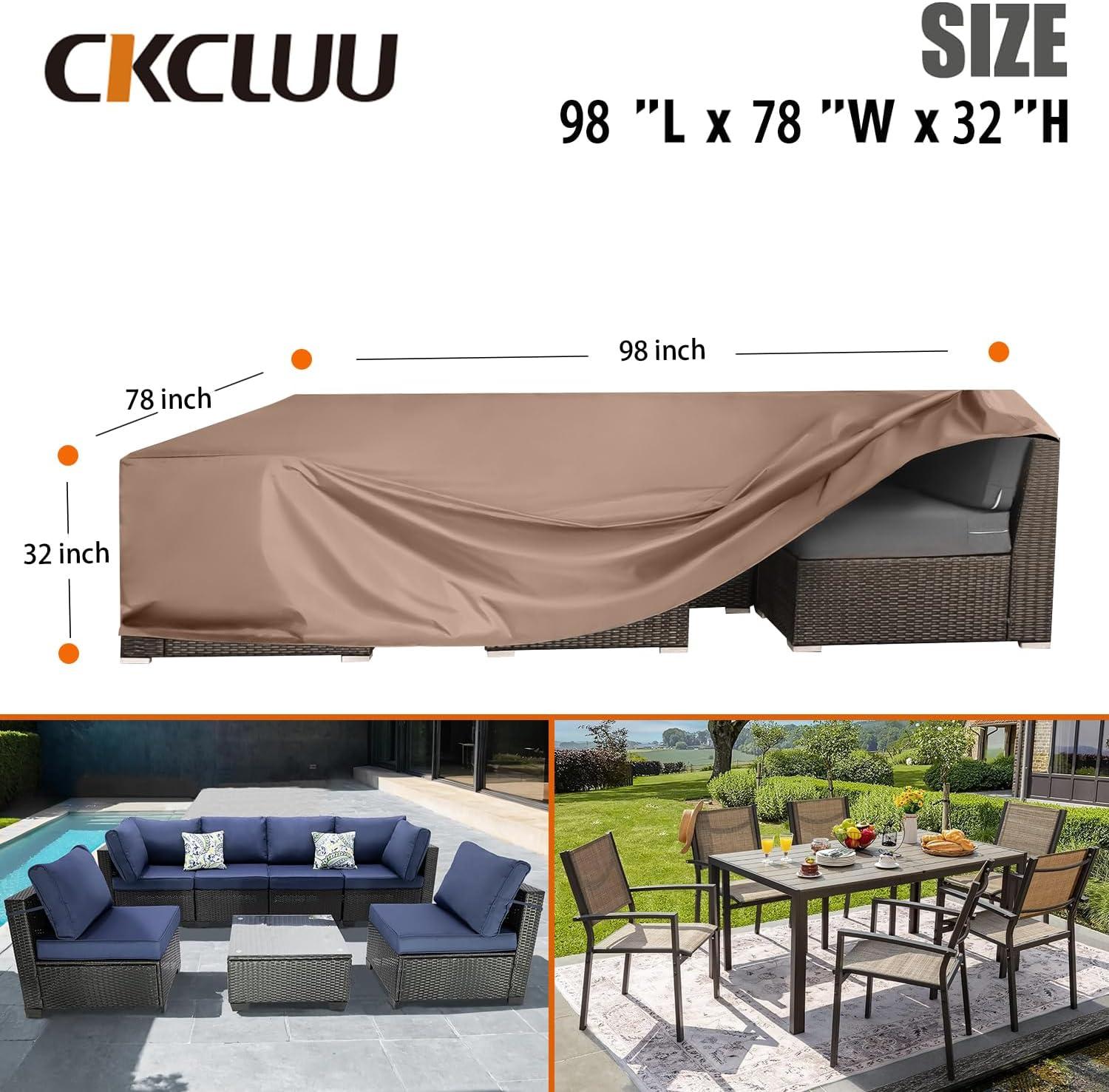 Patio Furniture Cover Waterproof Outdoor Furniture Covers Heavy Duty Outdoor Sectional Sofa Set Covers Outdoor Table And Chair Set Covers Water Resistant