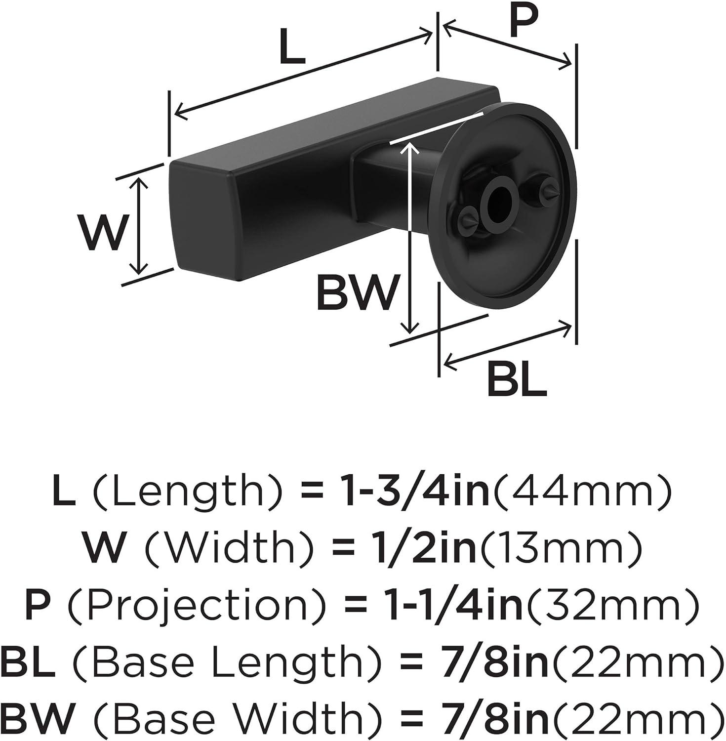 Amerock Everett Bar Knob for Cabinets or Furniture