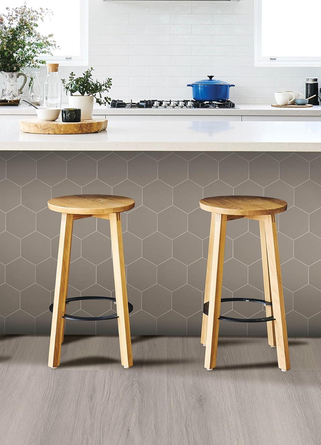 WallPops! Hexagon Peel and Stick Luxury Wall Tiles