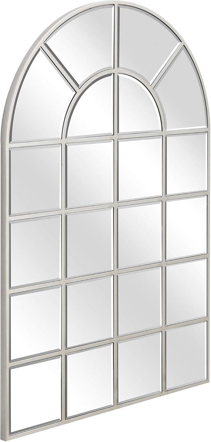 Empire Art Direct  30 x 44 in. MDF Base Covered with Beveled Arch Window Wall Mirror - 0.25 in. Beveled Edge