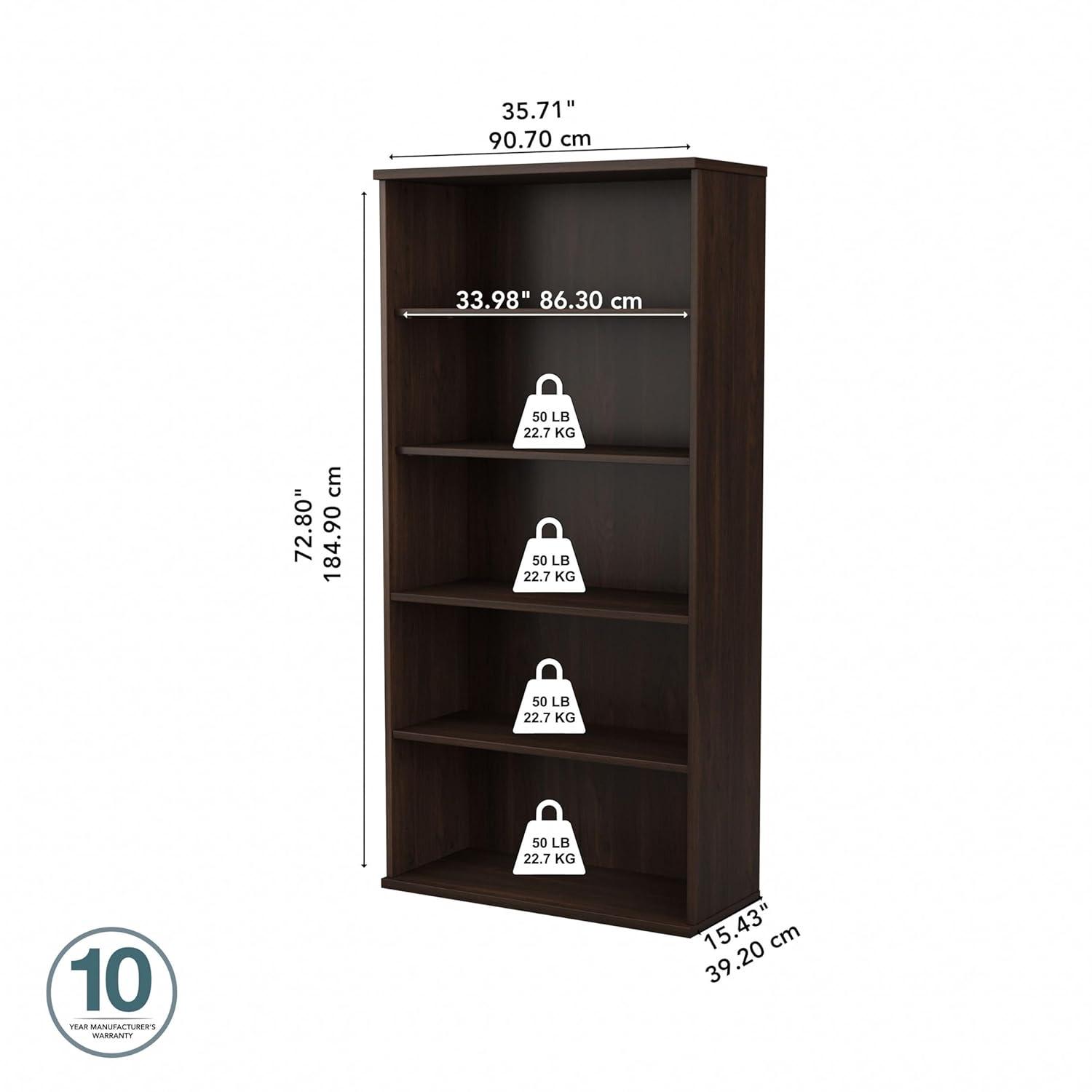 Studio C 73" H x 36" W Bookcase