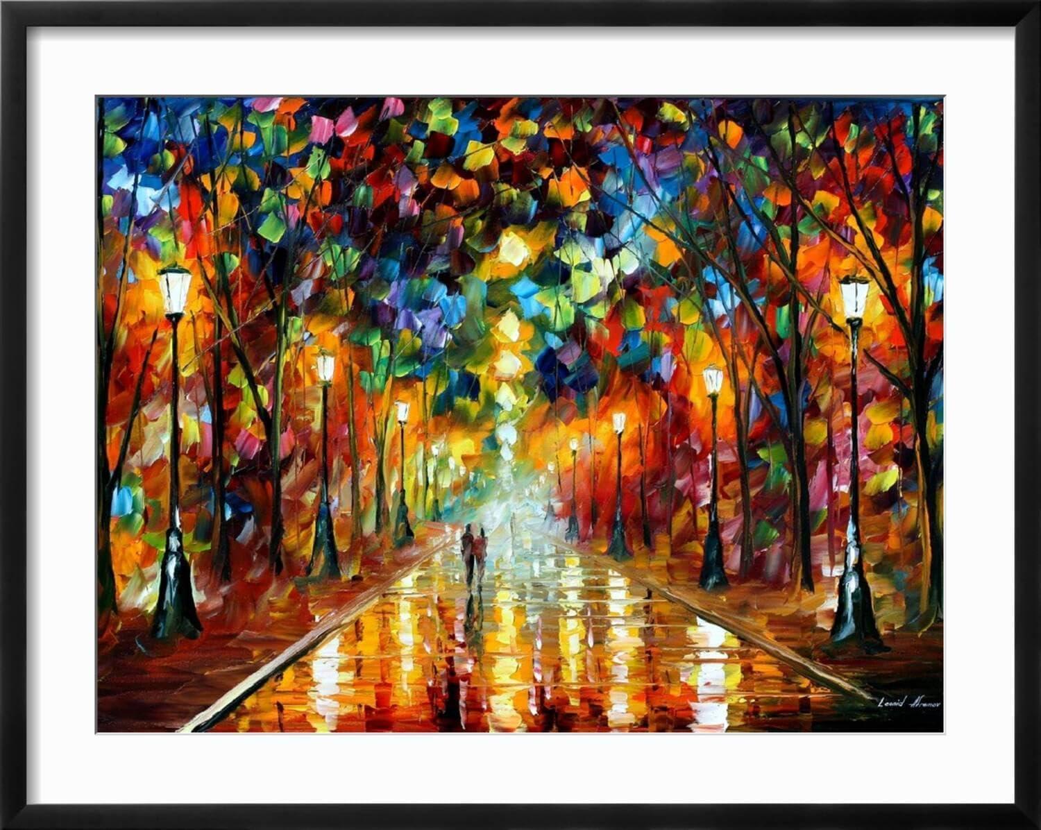 Art.com Farewell To Anger Art Print by Leonid Afremov, Black Frame Wall Art, 29" x 23"