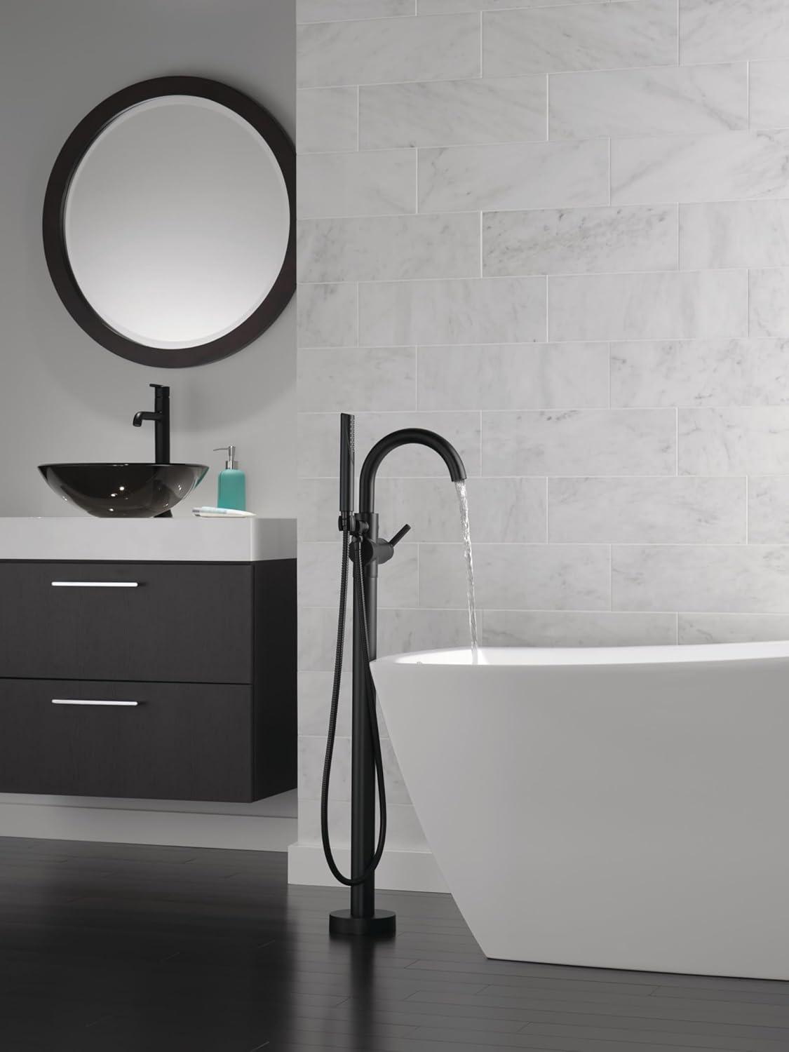 Trinsic Single Handle Floor Mounted Freestanding Tub Filler